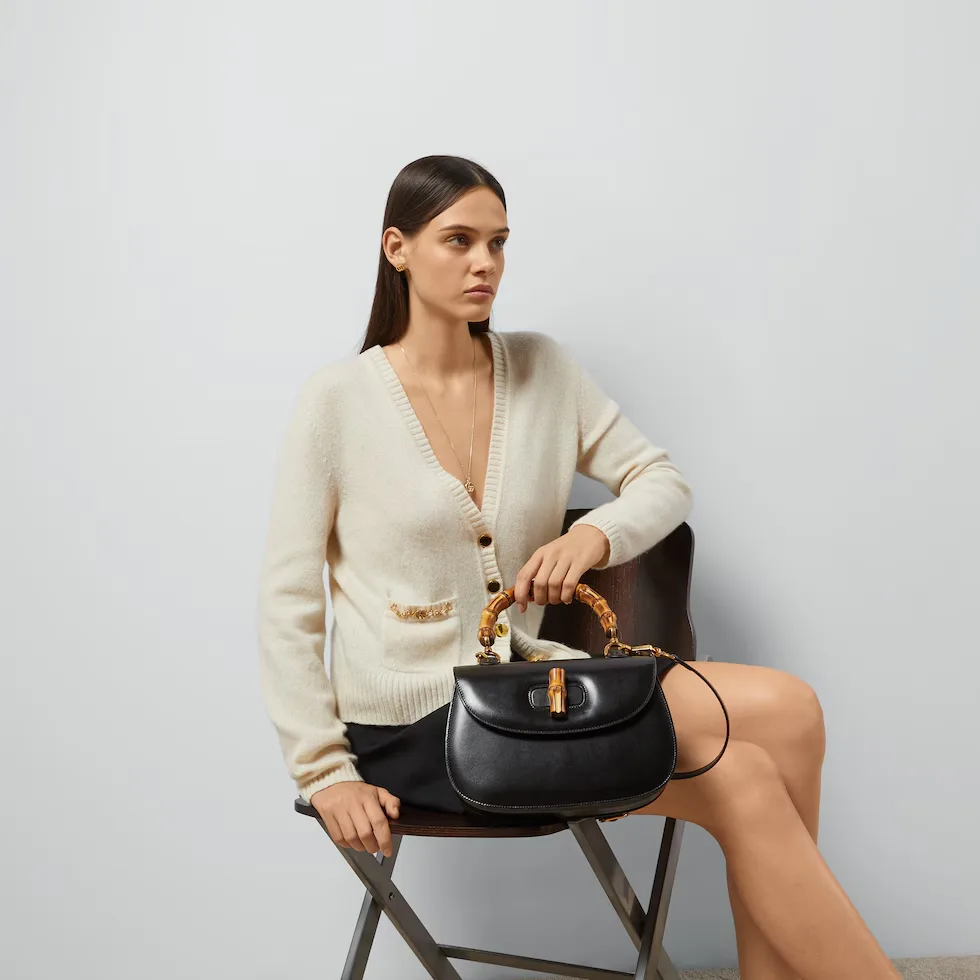 구찌 Gucci Bamboo 1947 미디엄 백 67220610ODT1060