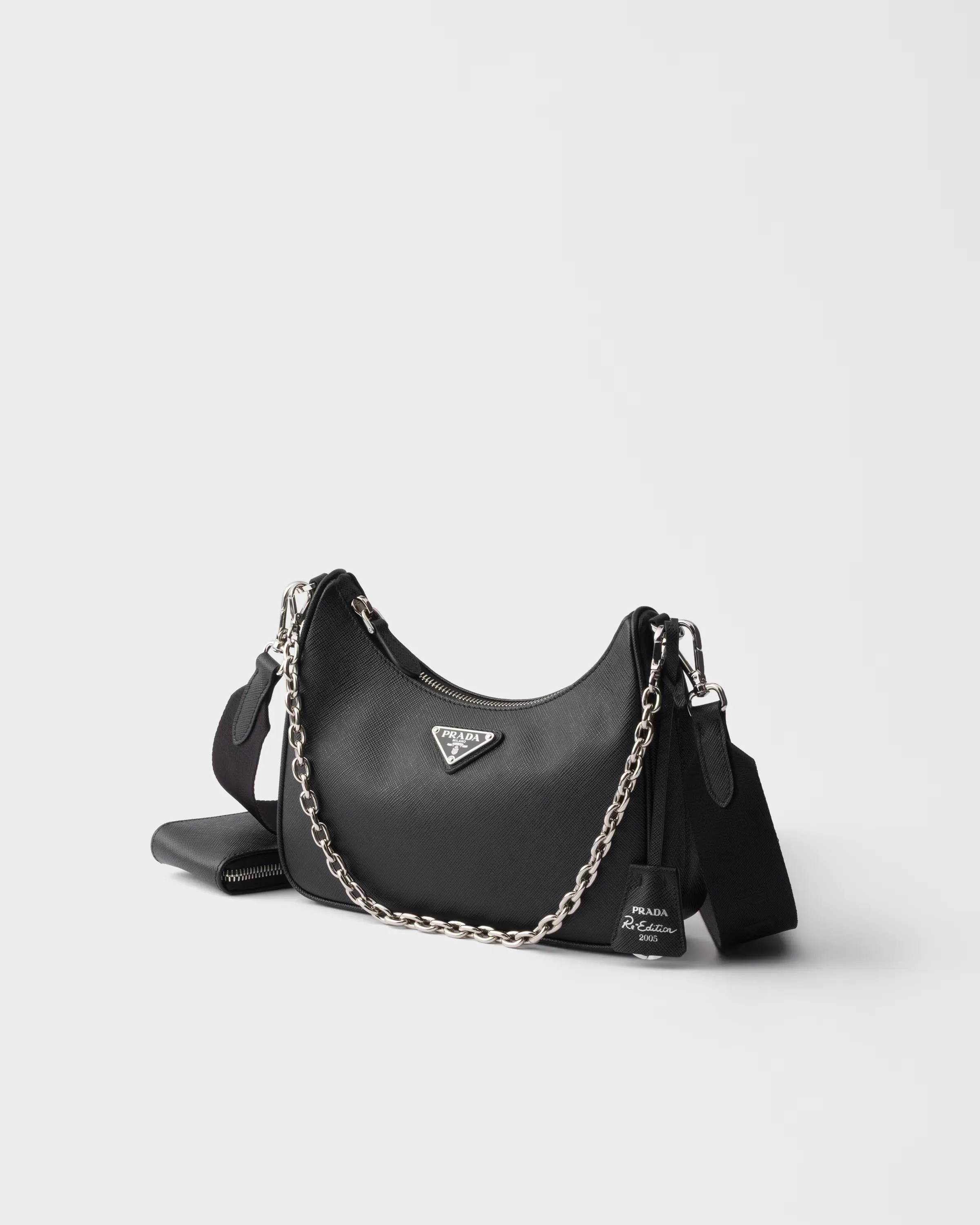 프라다 Prada Re-Edition 2005 사피아노 레더 백 1BH204_NZV_F0002_V_V2P