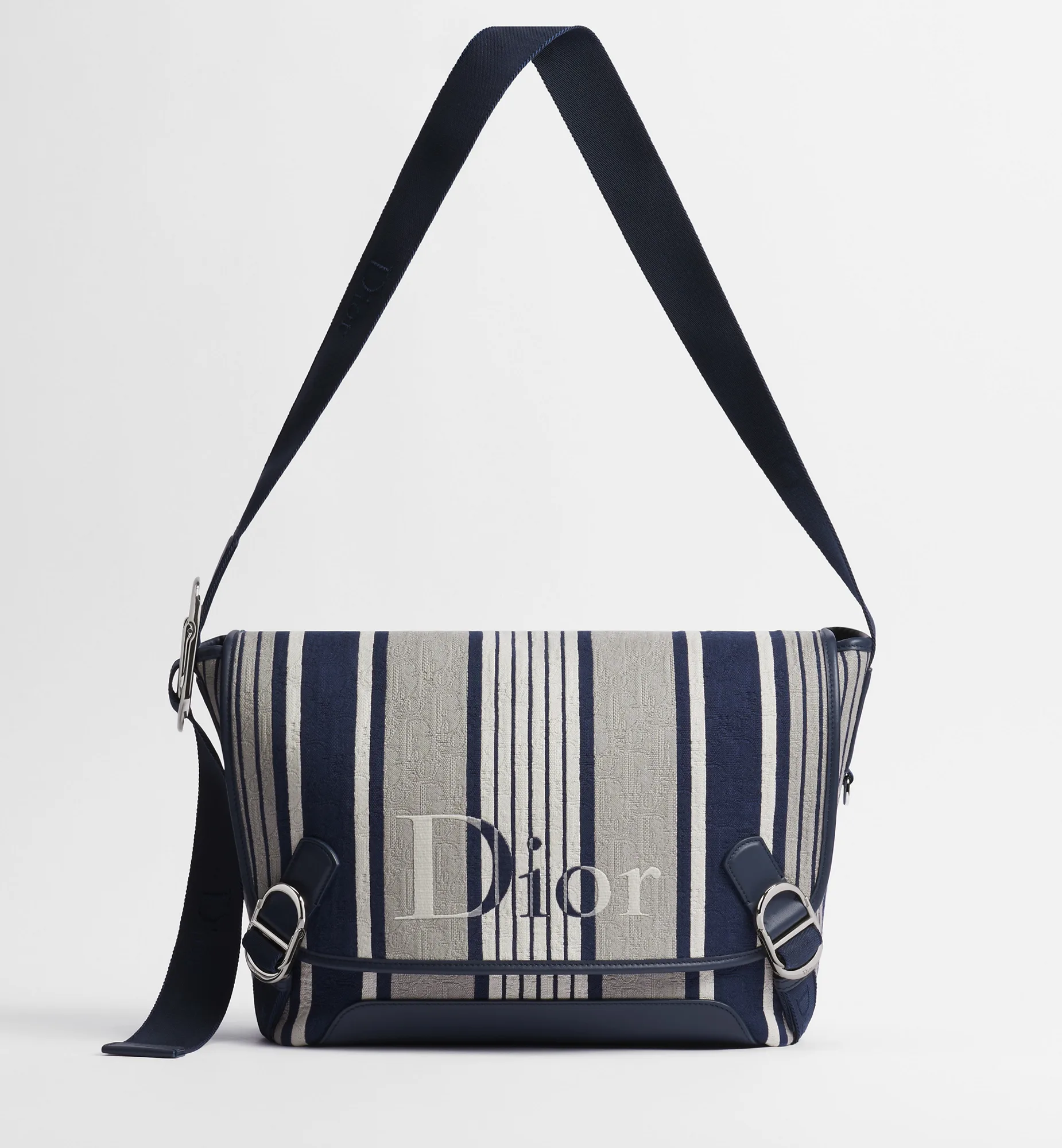 디올 Dior Jett 메신저 백 플랩 미디엄 Dioriviera 1DBME214TSS_H014