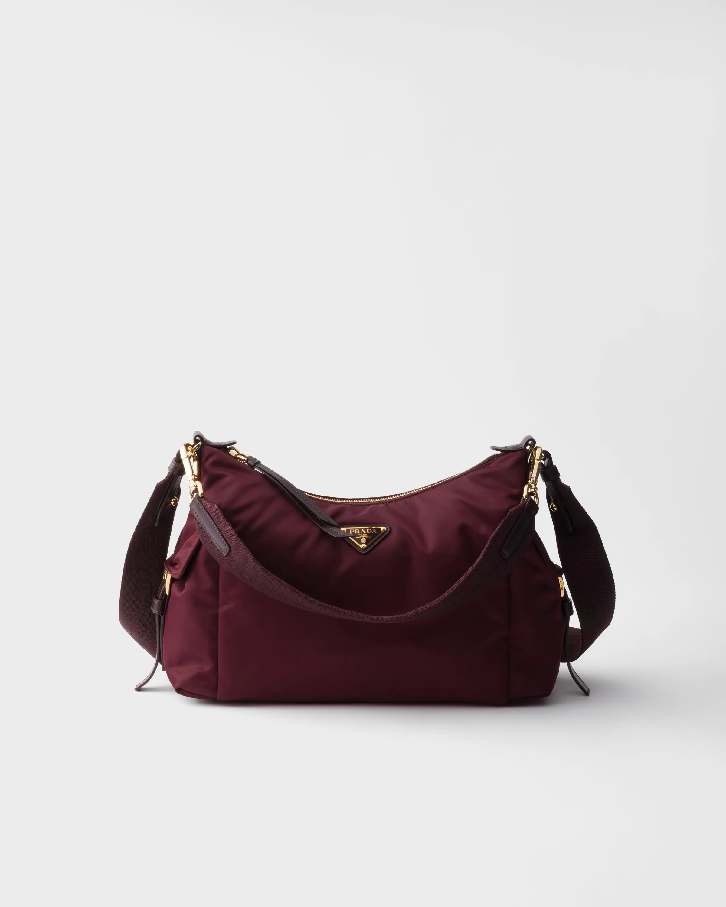 프라다 Prada Explore 라지 Re-Nylon & 레더 백 1BC264_RDLN_F0040_V_NOO
