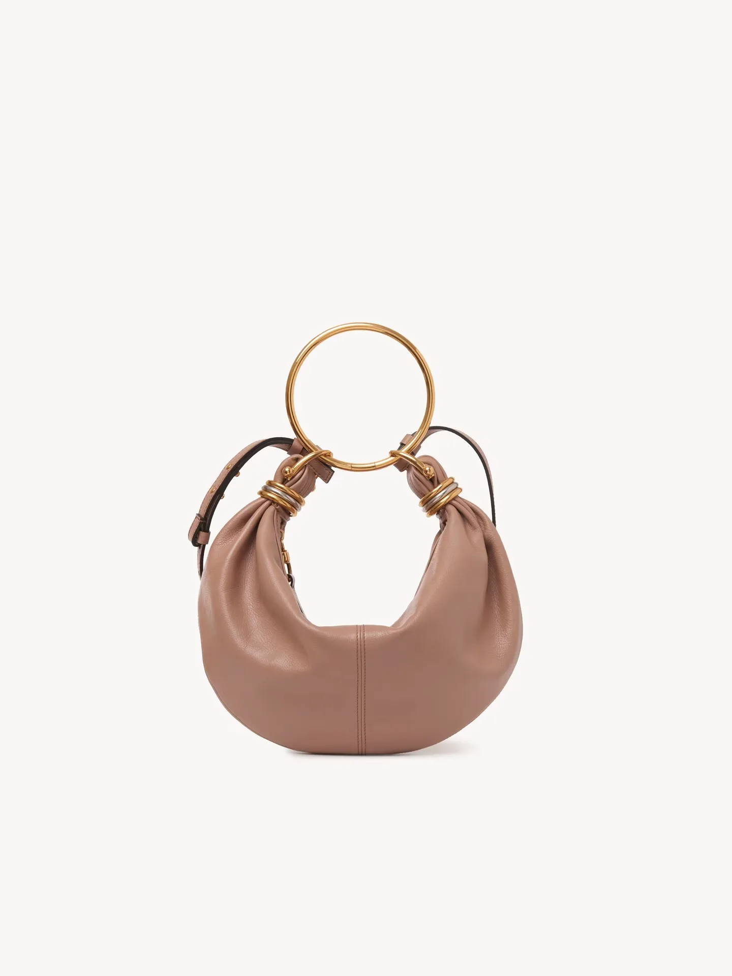 끌로에 스몰 브레이슬릿 호보 백 그레인드 레더 CHC24AS611N72527