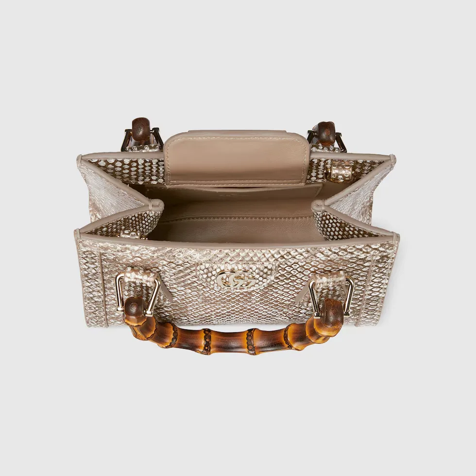 구찌 Gucci Diana 파이톤 스몰 토트백 675800EKN0G5734