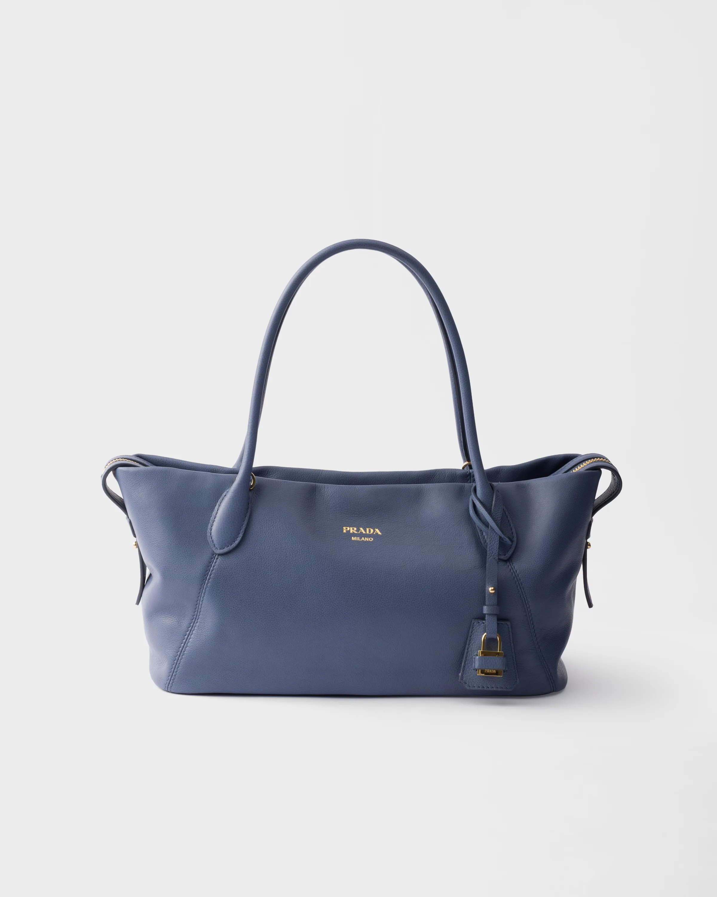 프라다 Prada Ouvert 라지 레더 토트백 1BG661_2HF2_F0036_V_OOO