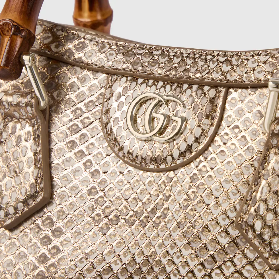 구찌 Gucci Diana 파이톤 스몰 토트백 675800EKN0G5734