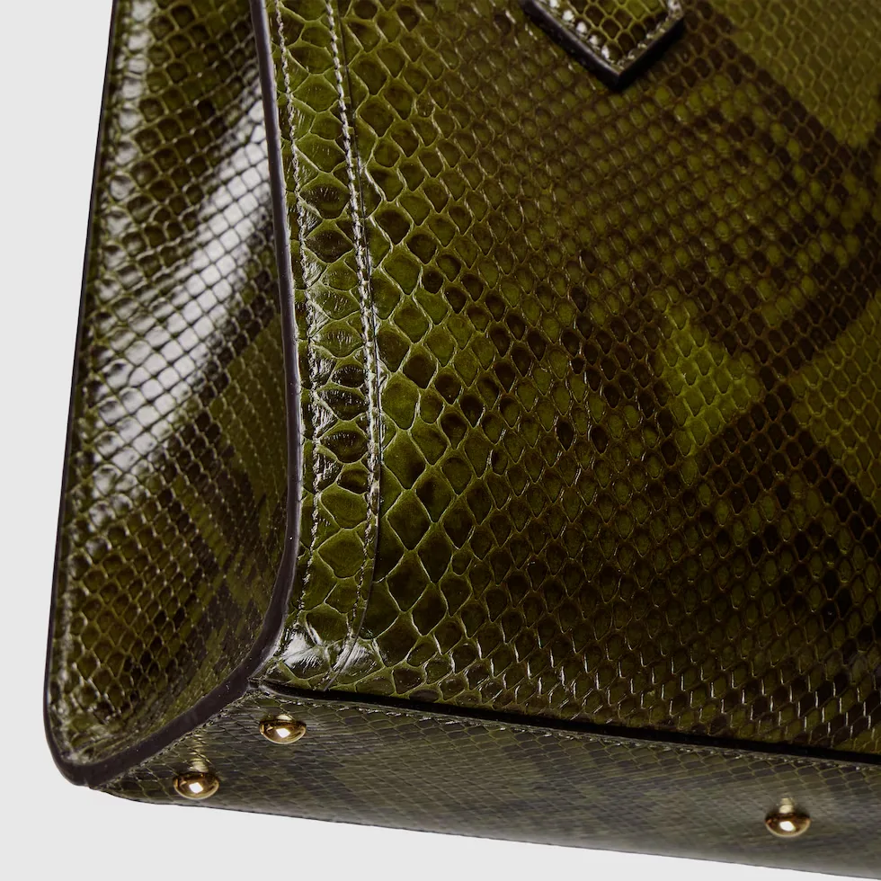 구찌 Gucci Diana 파이톤 미디엄 토트백 853226EKN0G3037