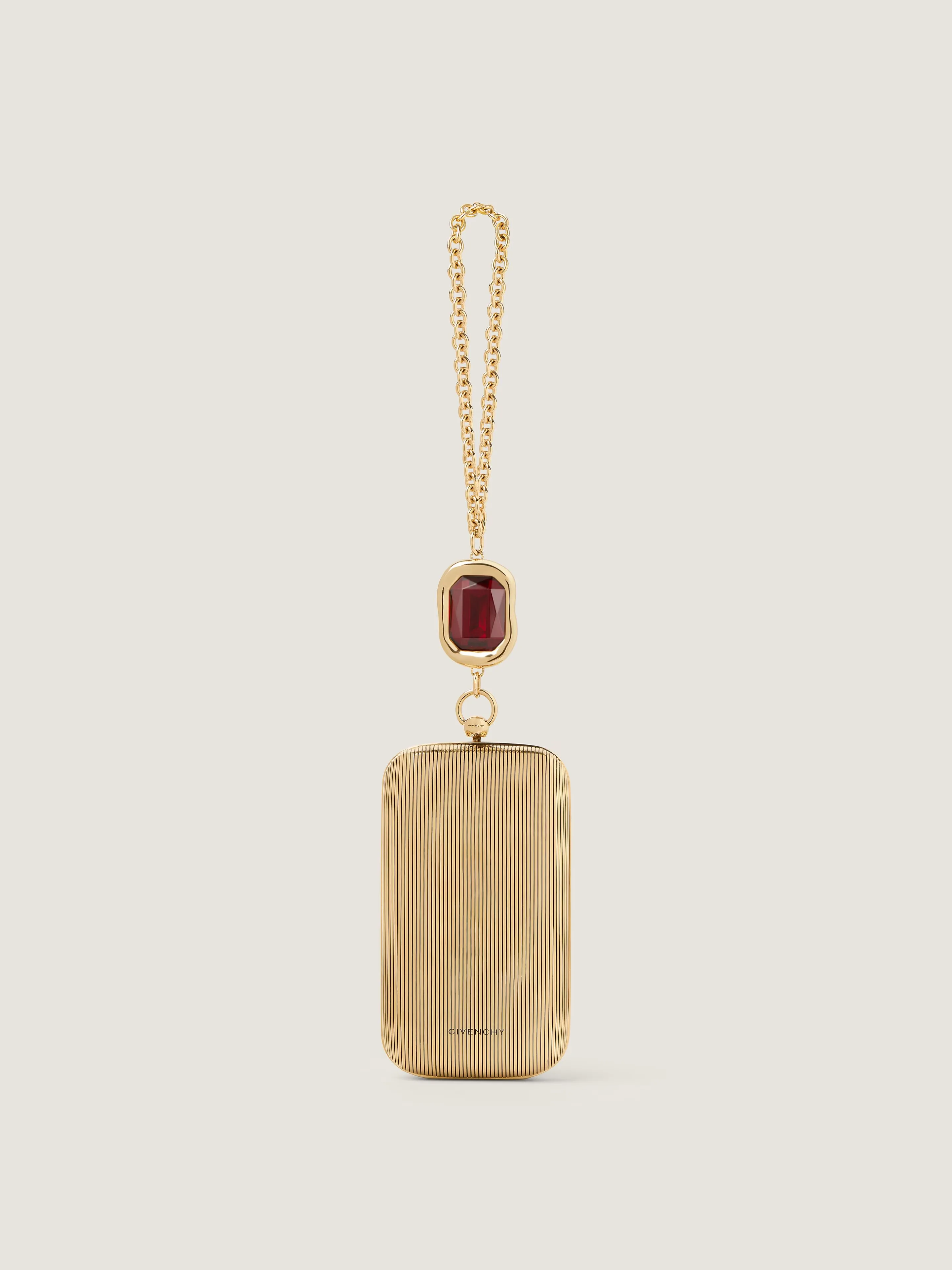 지방시 이브닝 클러치 in metal with crystal jewel BB5150B2BQ-715