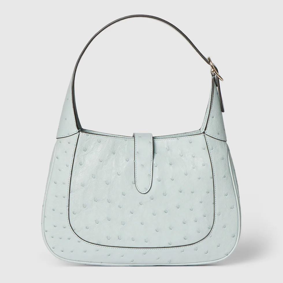 구찌 Gucci Jackie 1961 오스트리치 미디엄 백 820415EY00G4201