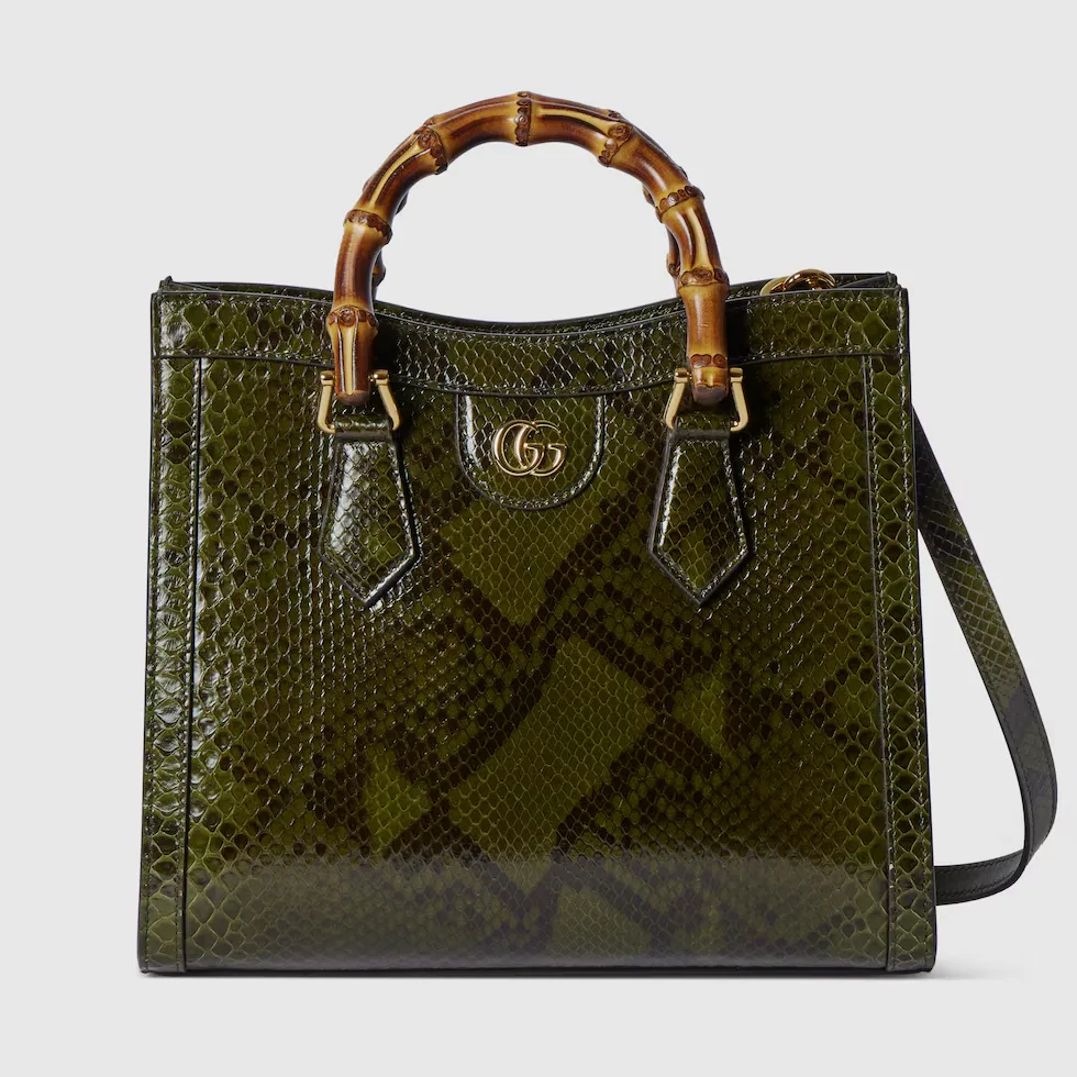 구찌 Gucci Diana 파이톤 미디엄 토트백 853226EKN0G3037