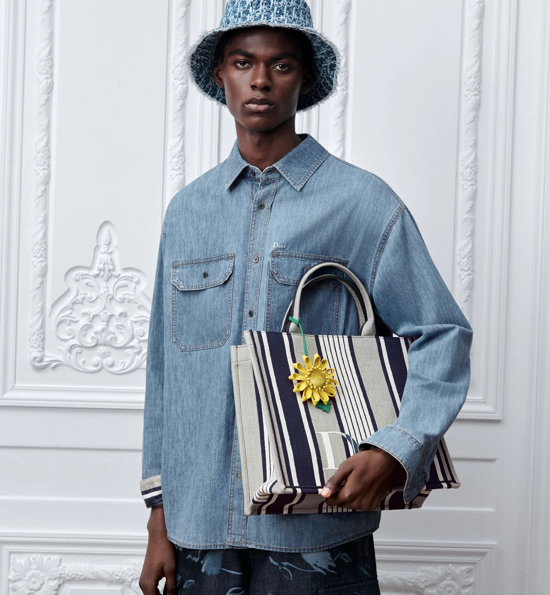 디올 Dior Book 토트백 미디엄 숄더 스트랩 Dioriviera 1BTSH299TSS_H014