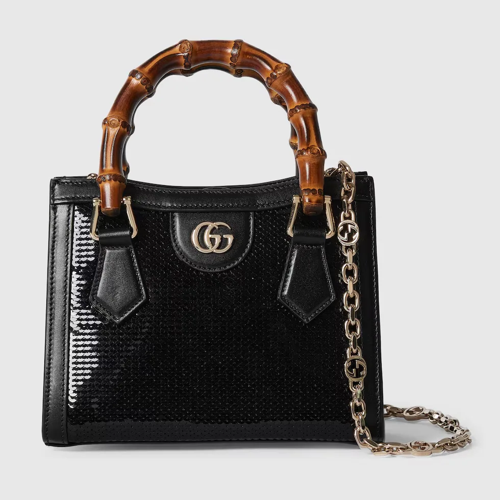 구찌 Gucci Diana 엠브로이더리 스몰 토트백 675800FAFEP1000