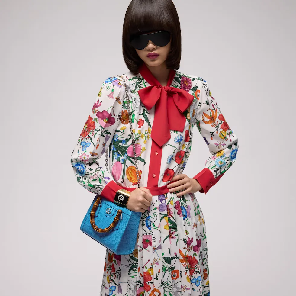 구찌 Gucci Diana 리자드 스몰 토트백 675800EABL74641