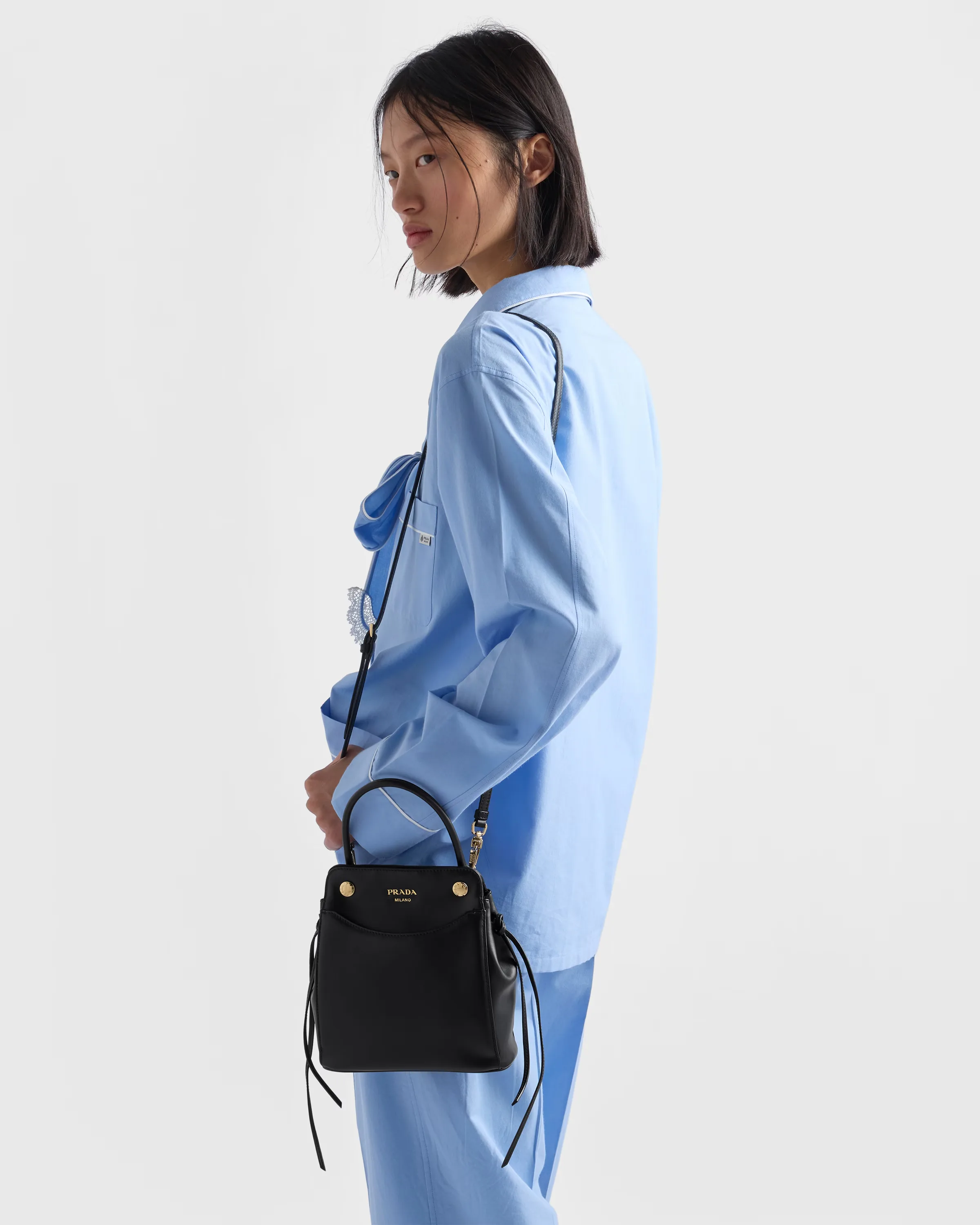 프라다 Prada Carry 미니 레더 핸드백 1BA496_2C6A_F0002_V_OOO