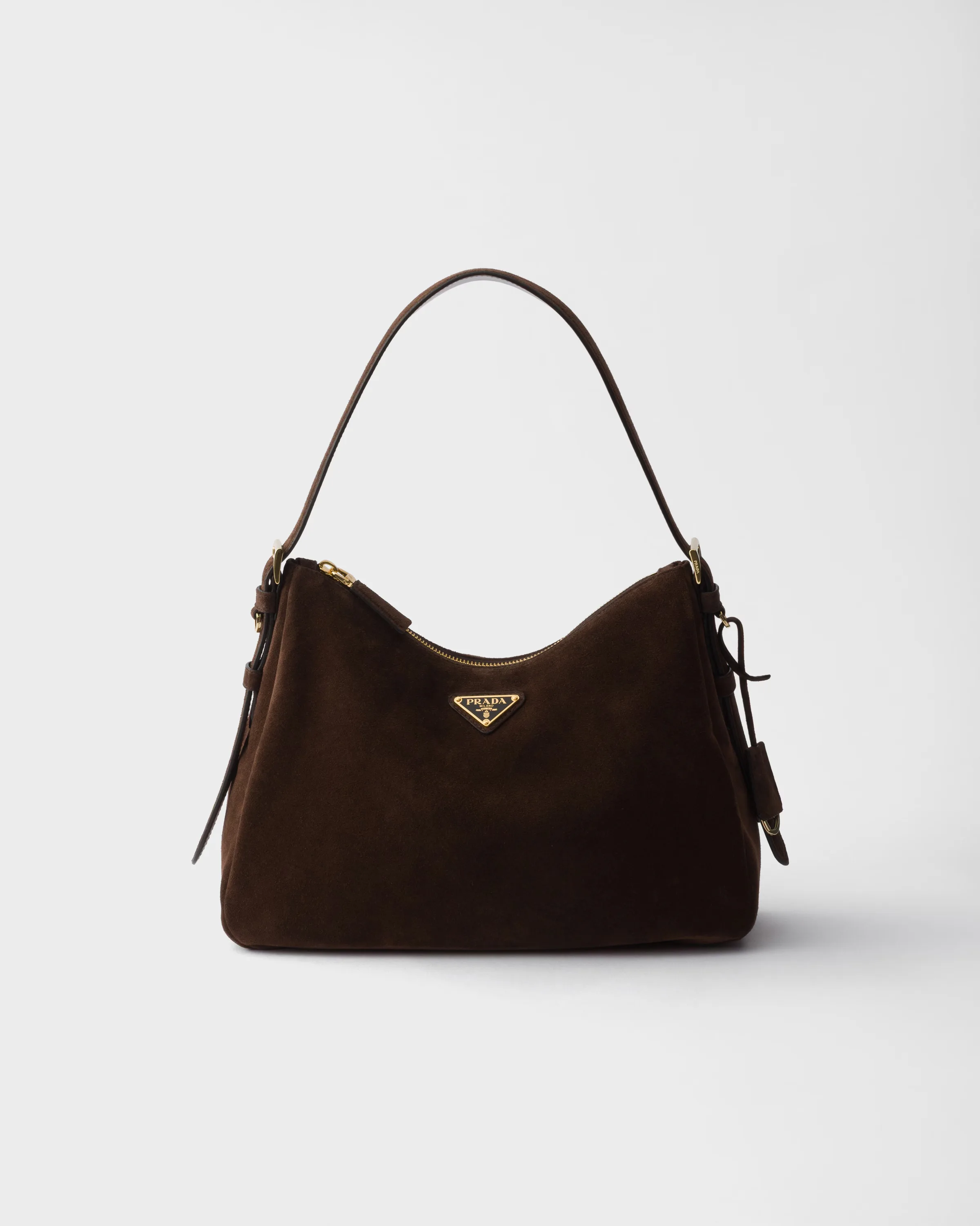 프라다 Prada Aimée 미디엄 스웨이드 숄더백 1BC301_2C4S_F0003_V_LVO