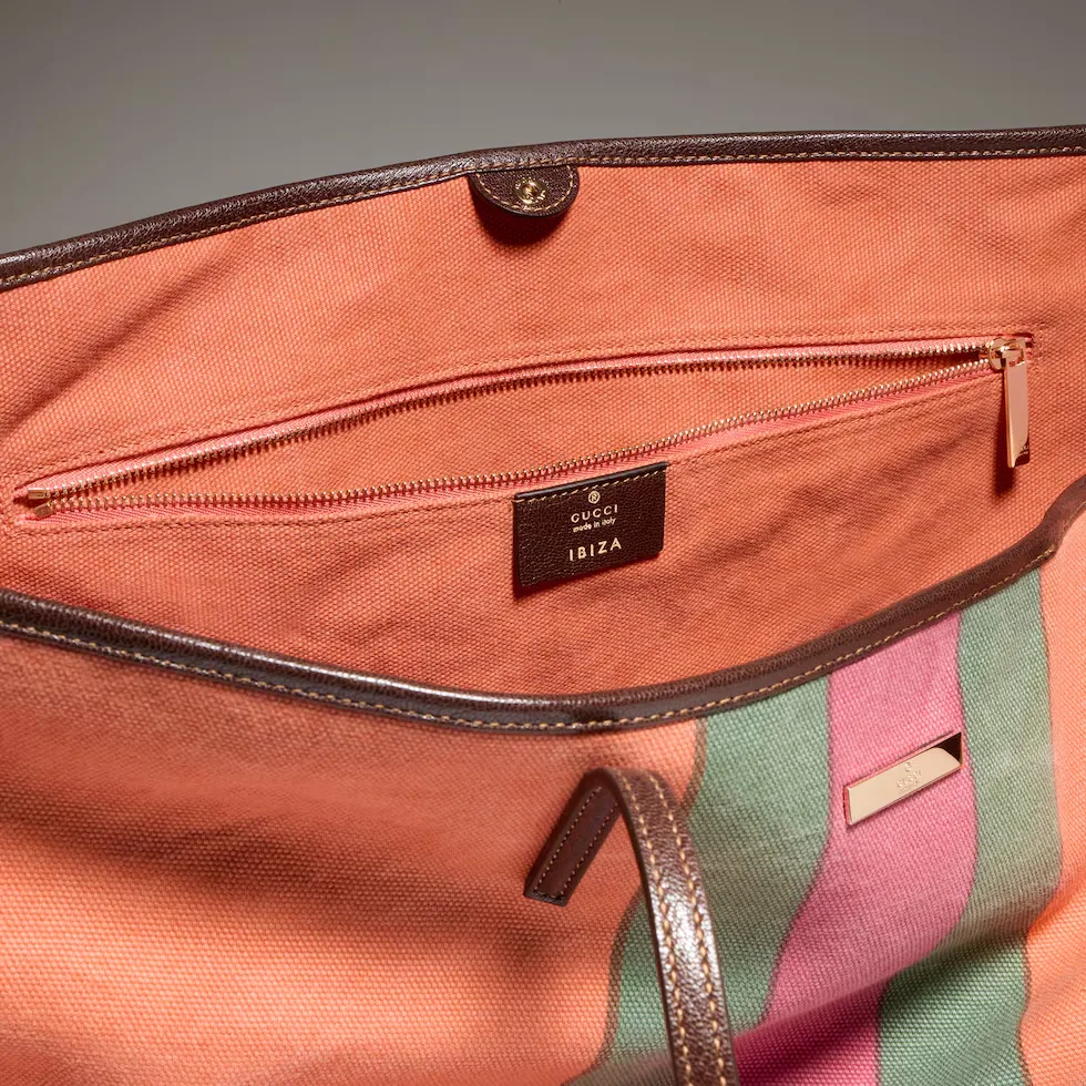 구찌 Gucci Tribeca 'Ibiza' 라지 토트 A0034DFAGAM8555