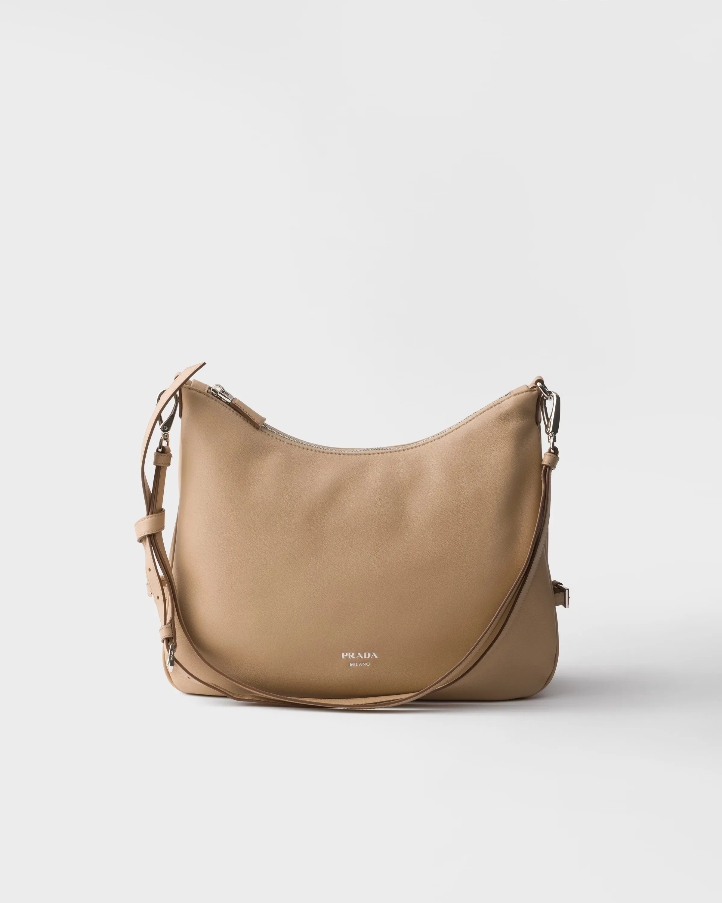 프라다 Prada Fold 라지 레더 숄더백 1BC288_2CYS_F0036_V_OOO