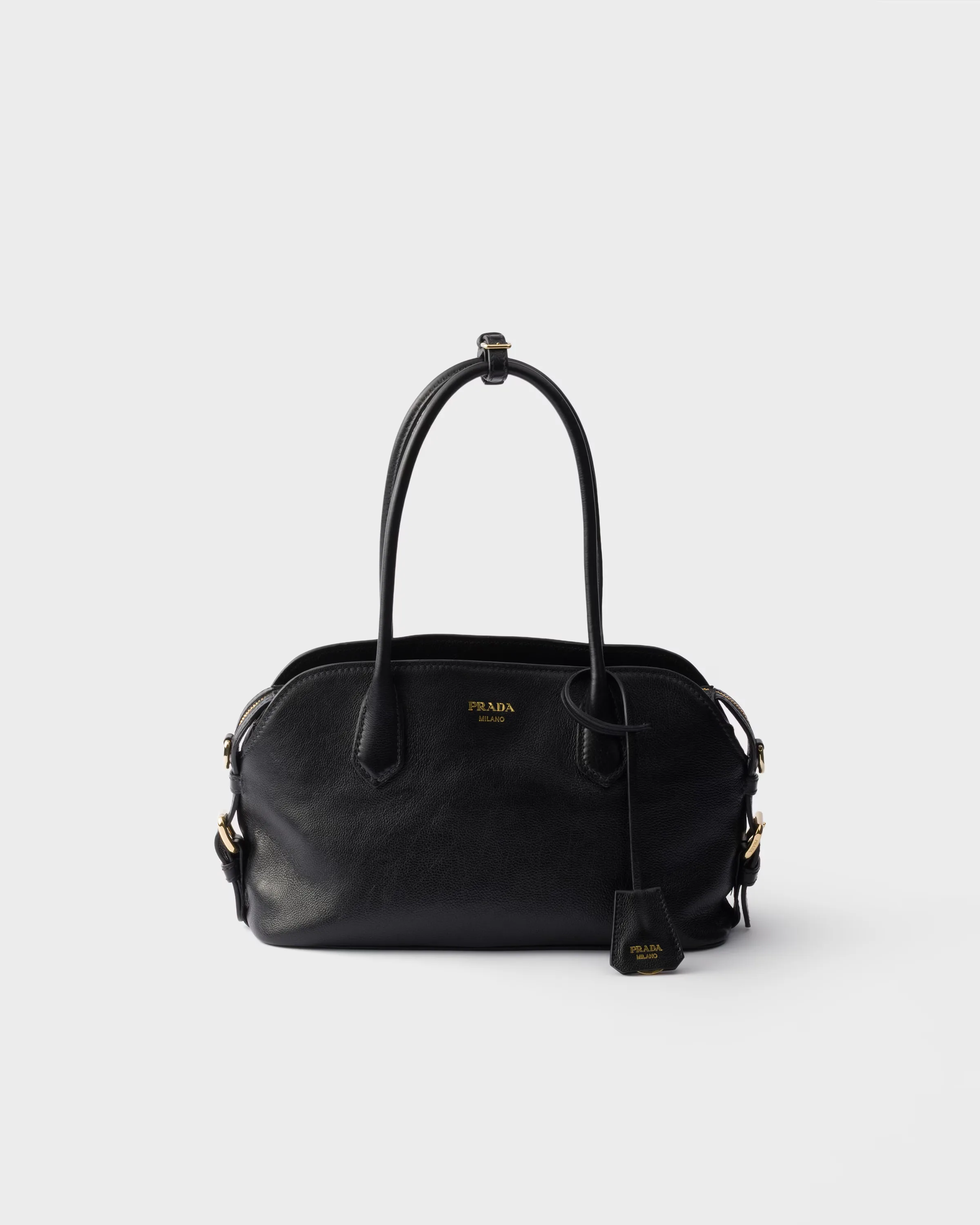 프라다 Prada Signet 미디엄 레더 토트백 1BG609_2HF2_F0002_V_DOO