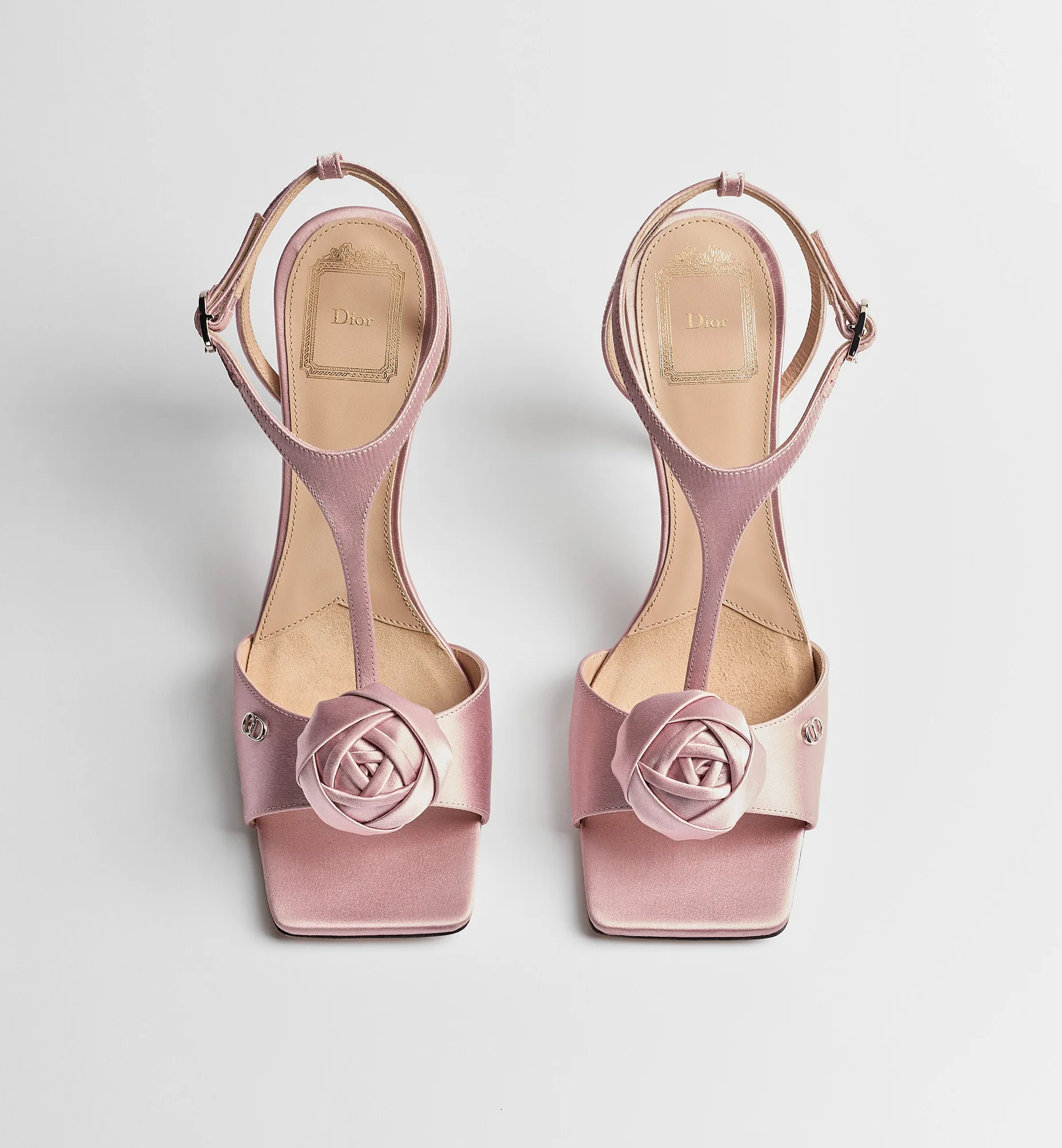 디올 힐 샌들 디올 Rose KCO770SAT_S01P