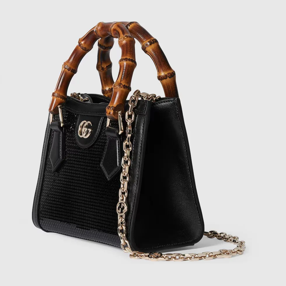 구찌 Gucci Diana 엠브로이더리 스몰 토트백 675800FAFEP1000