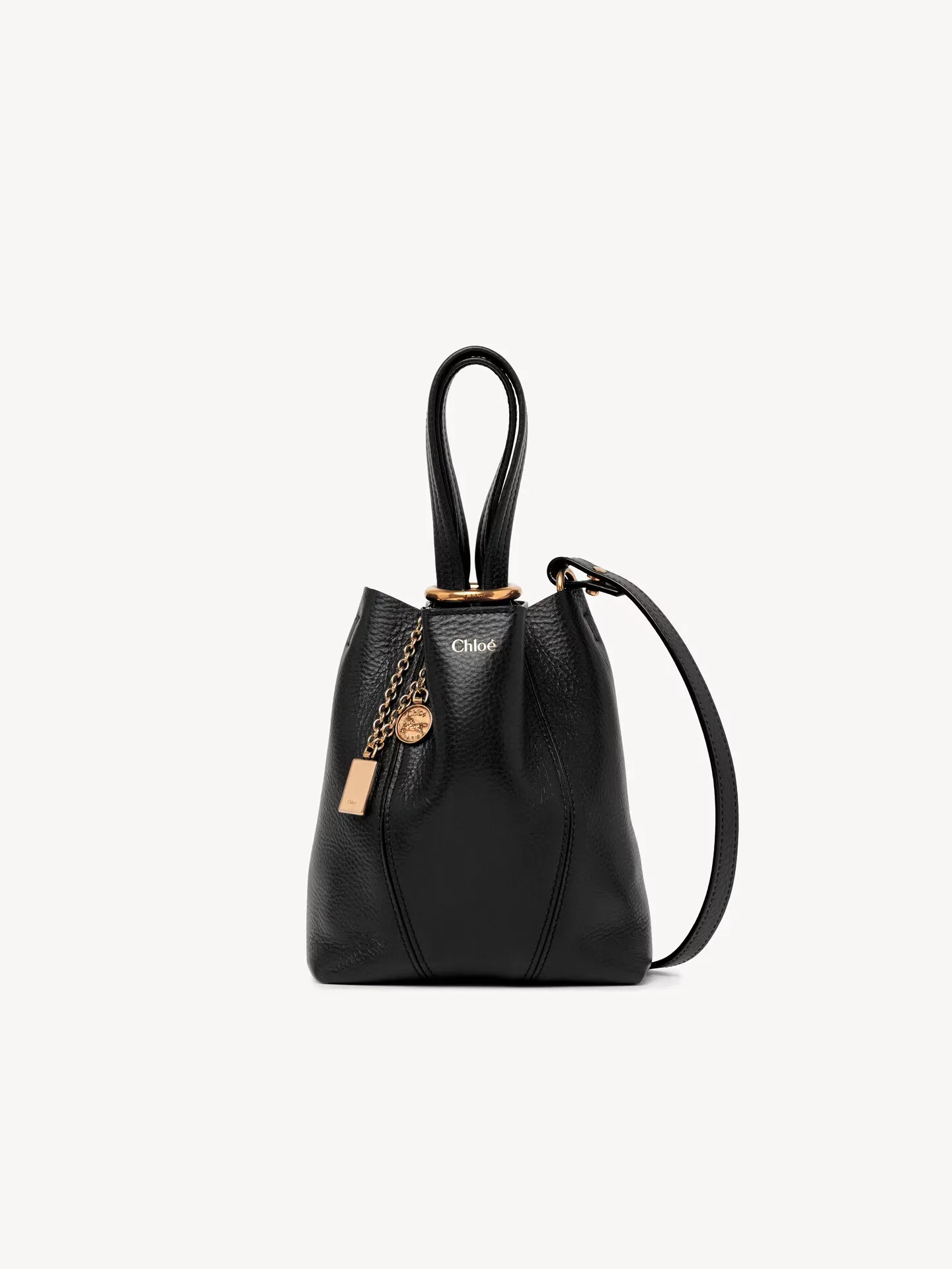 끌로에 스몰 끌로에 스핀 토트백 그레인드 레더 CH25SS812N84001