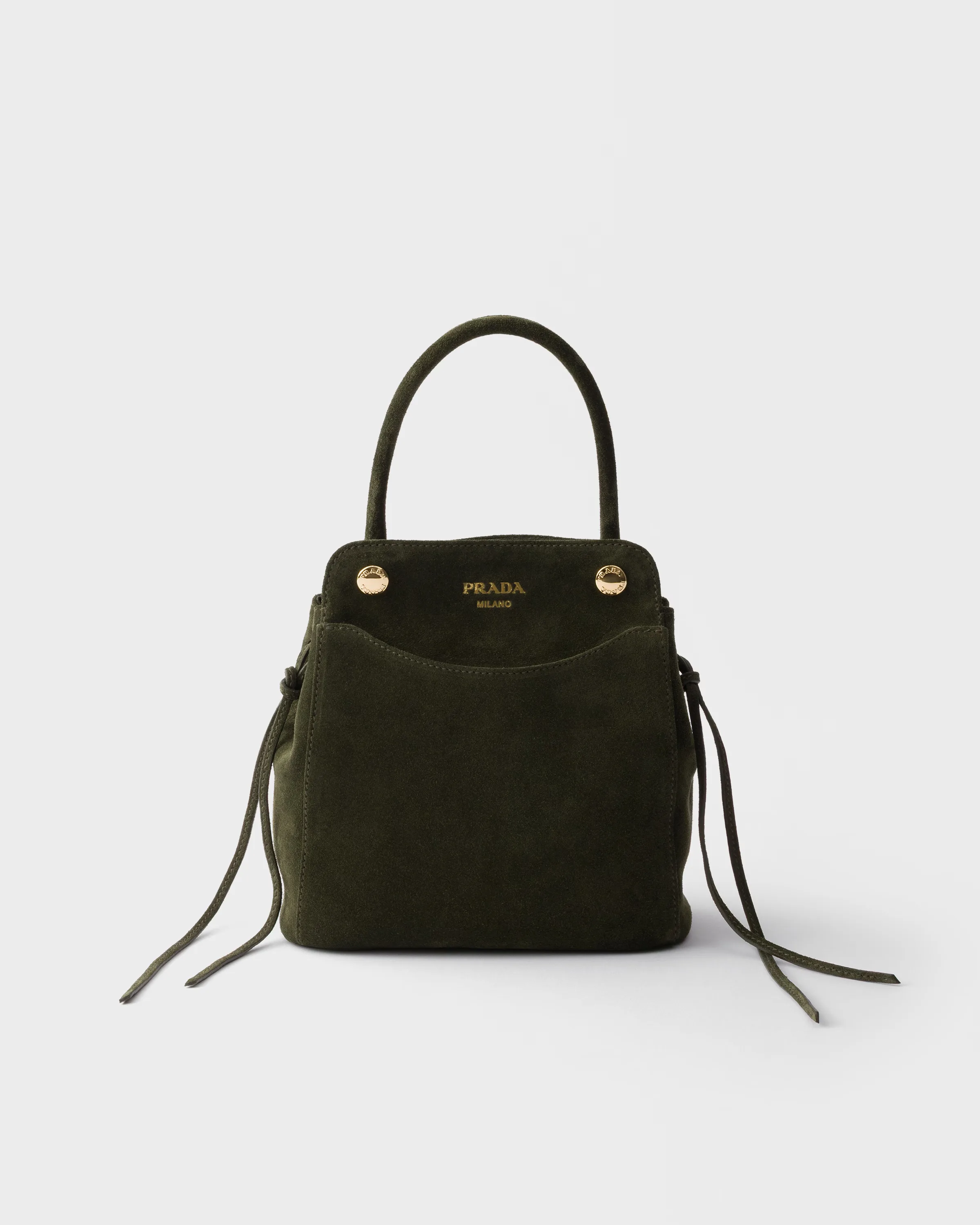 프라다 Prada Carry 미니 스웨이드 핸드백 1BA496_2C4S_F0003_V_OOM