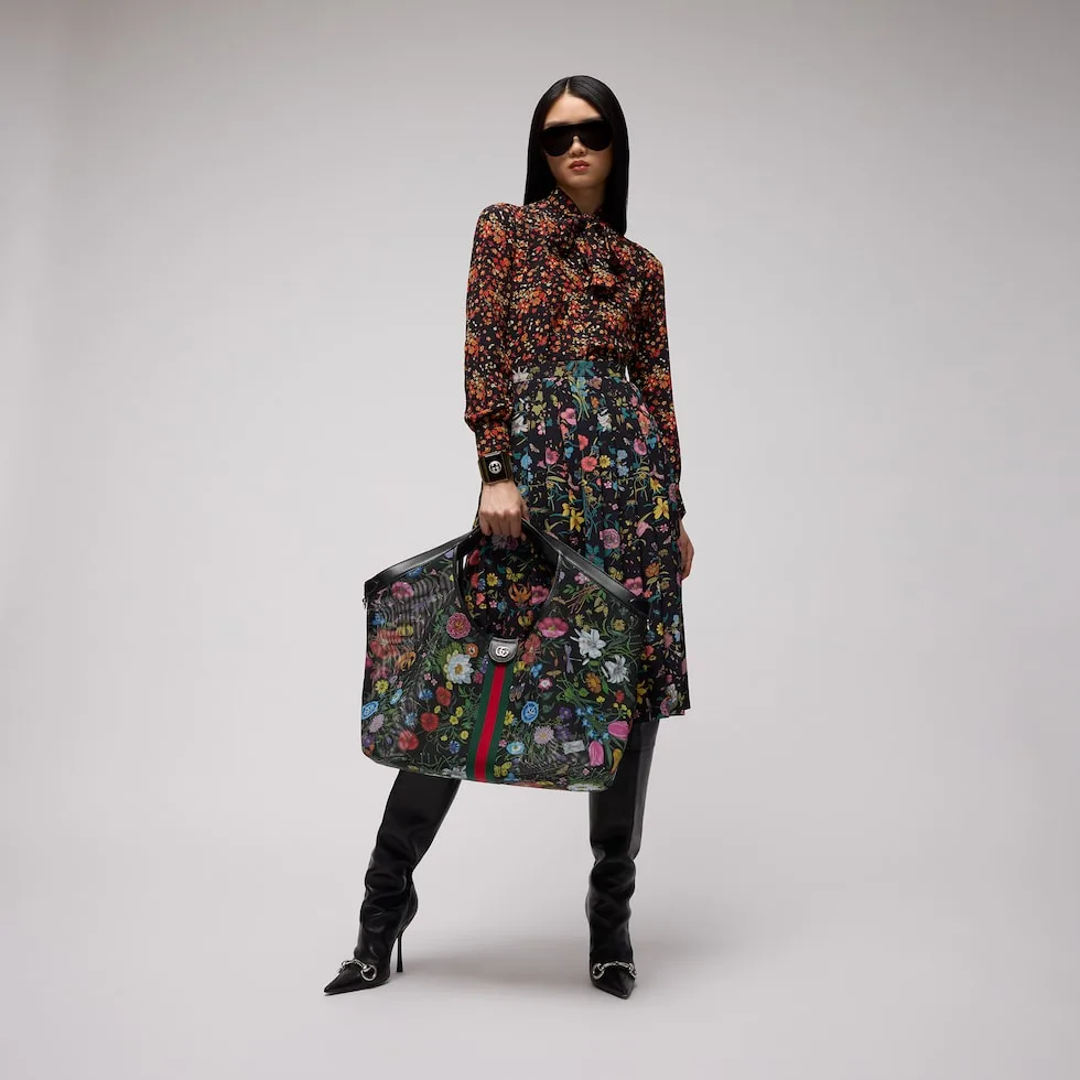 구찌 Gucci Giglio Flora 라지 토트백 853971FAGDB9564
