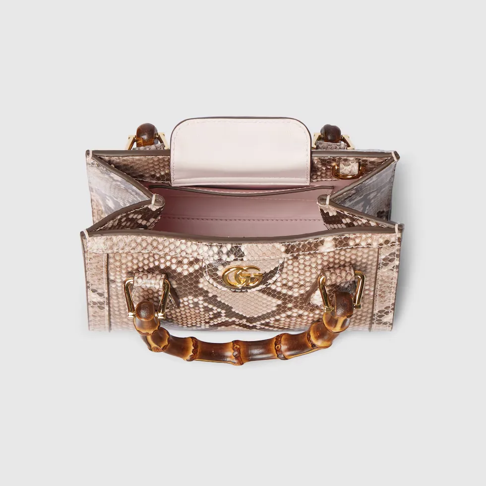 구찌 Gucci Diana 파이톤 스몰 토트백 675800EKN0G5734