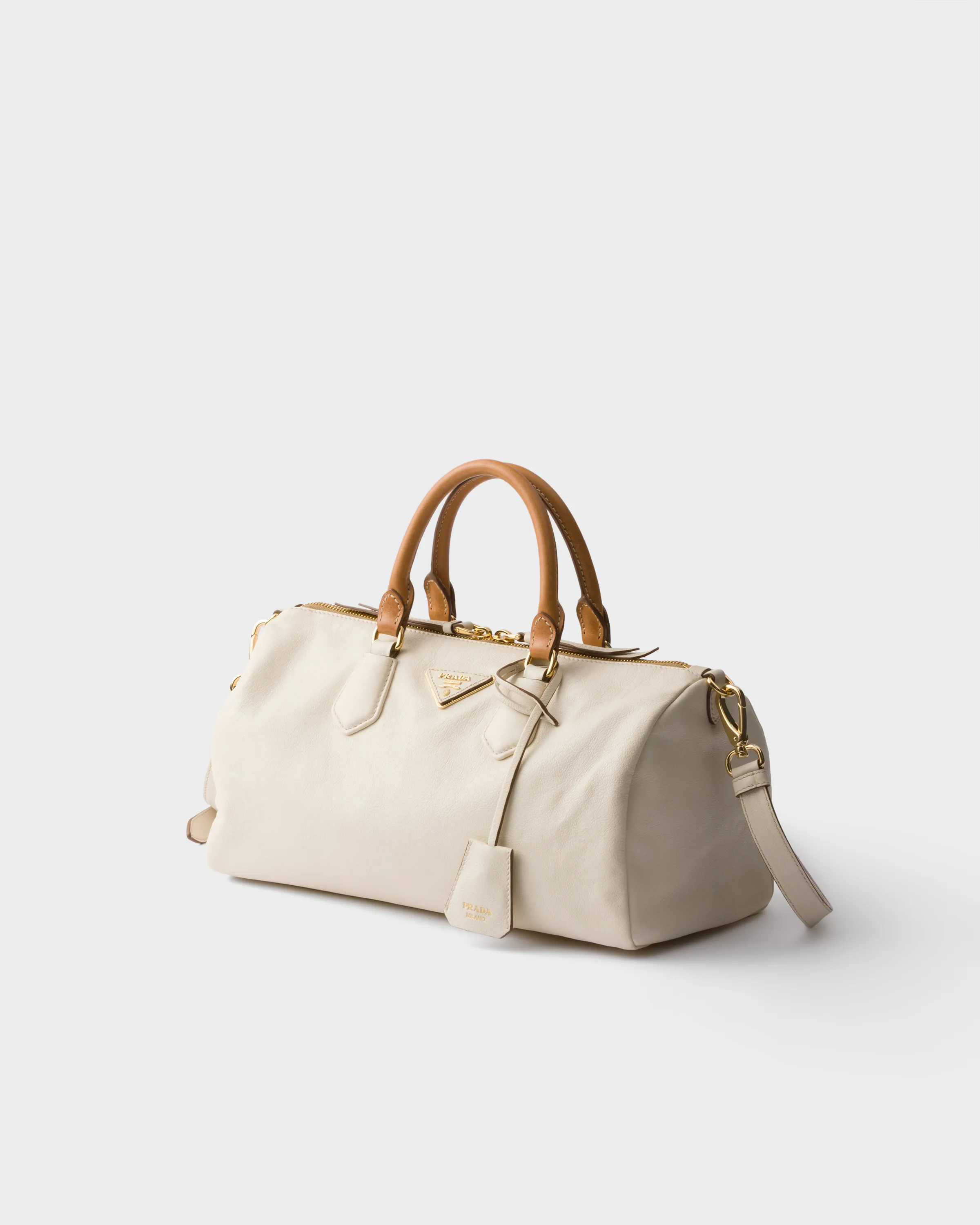 프라다 Prada Evasion 라지 레더 탑핸들백 1BB175_2ZQX_F0009_V_OOO
