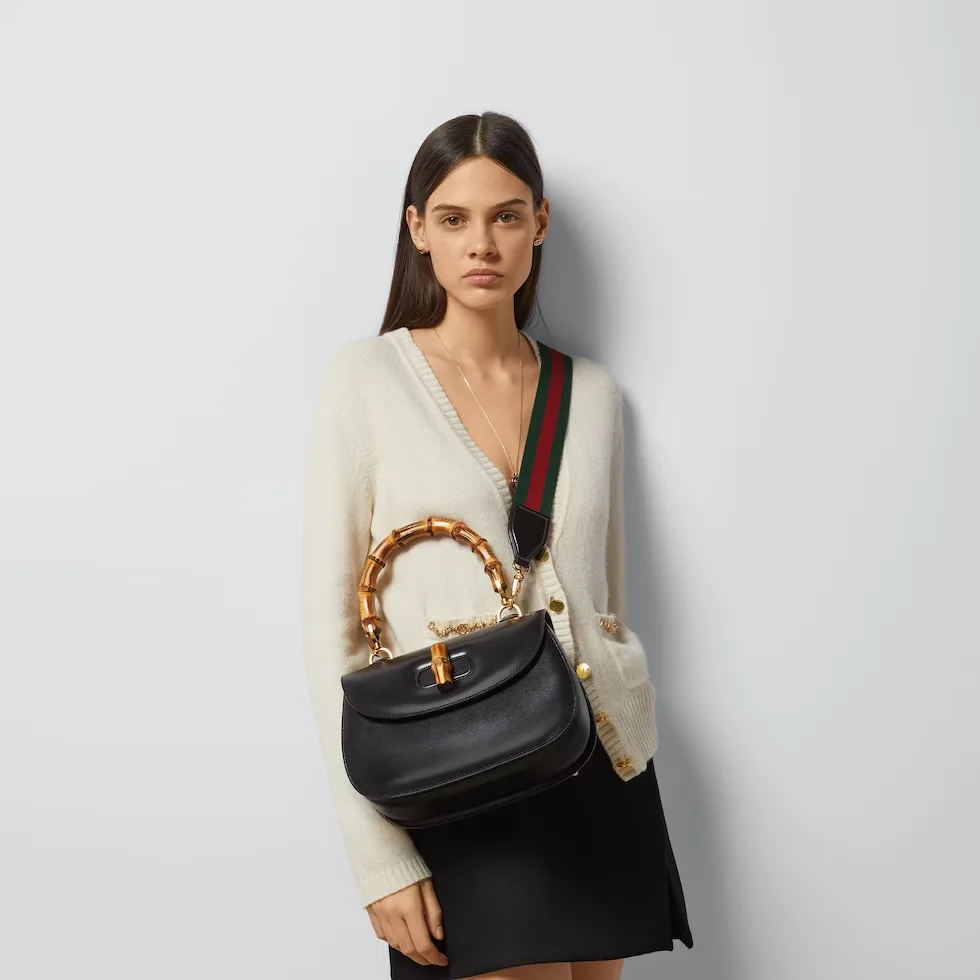 구찌 Gucci Bamboo 1947 미디엄 백 67220610ODT1060