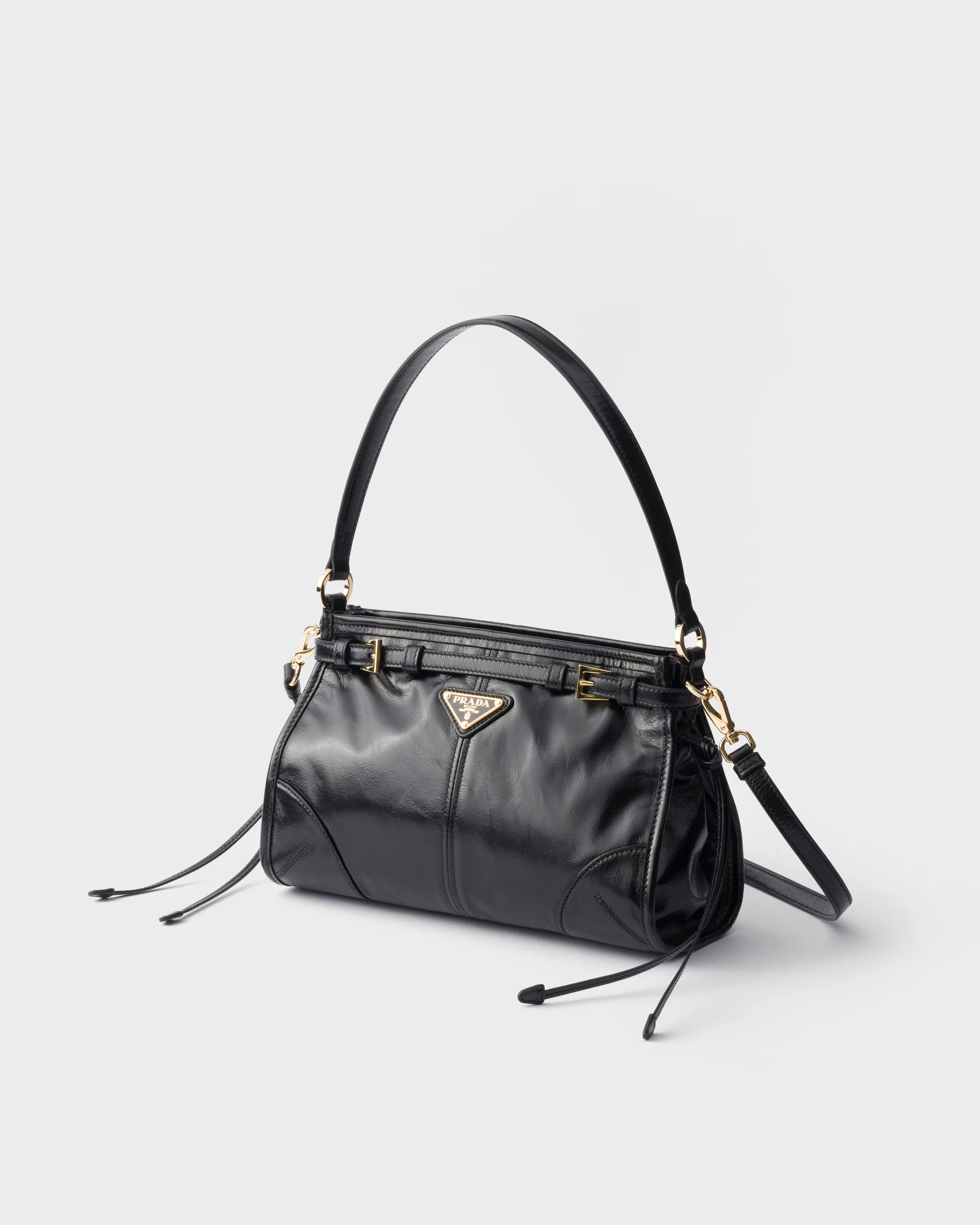 프라다 Prada Bonnie 스몰 레더 핸드백 1BC297_2CYR_F0002_V_OOO