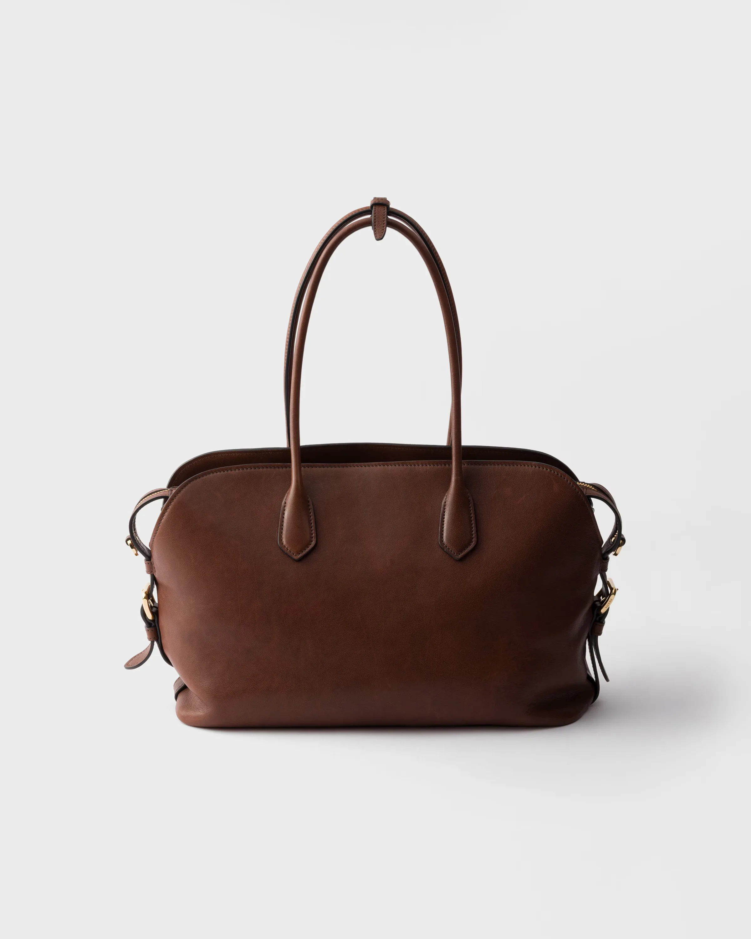 프라다 Prada Signet 라지 레더 토트백 1BG600_2HFQ_F0LU3_V_OOM