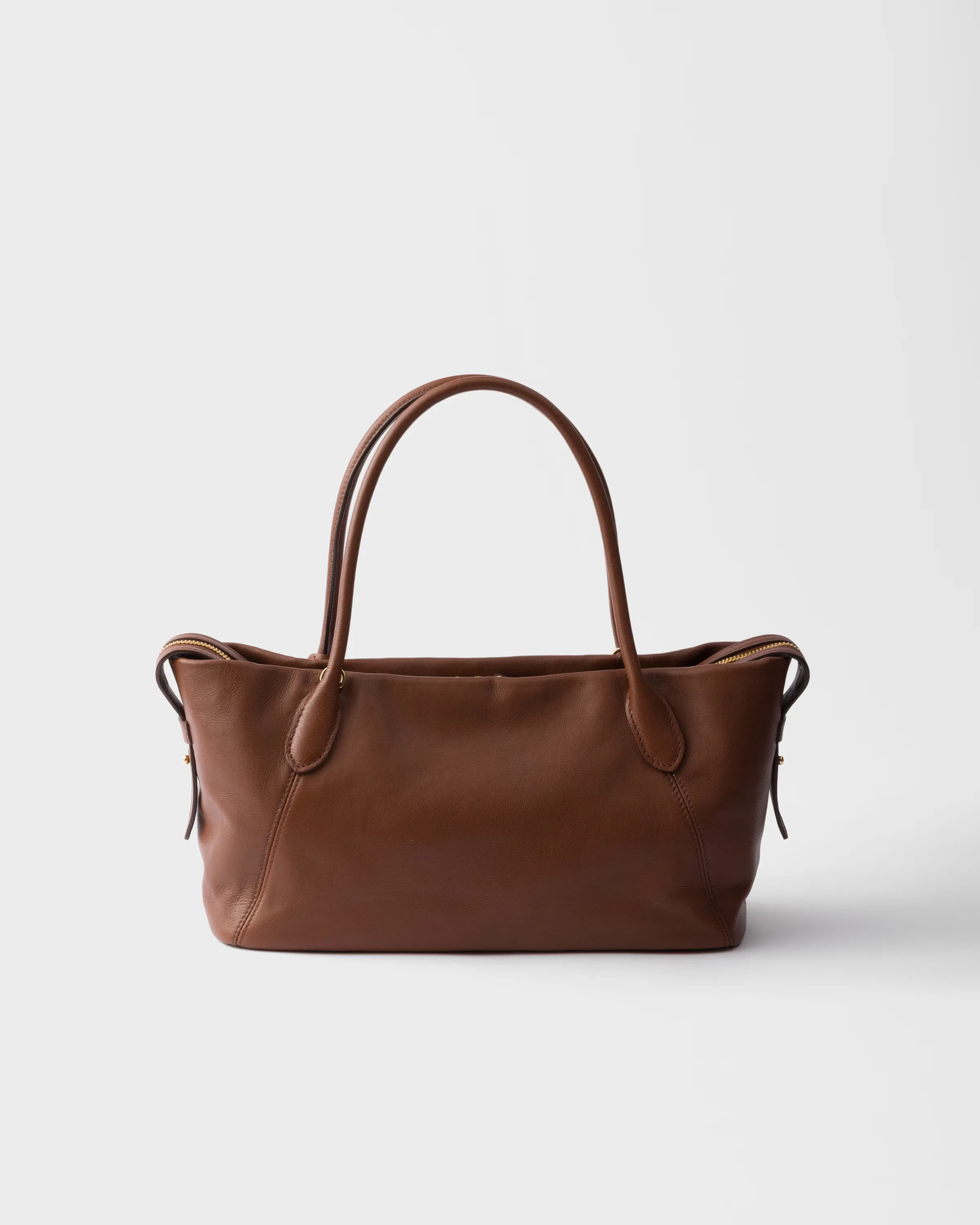 프라다 Prada Ouvert 라지 레더 토트백 1BG661_2HF2_F0036_V_OOO