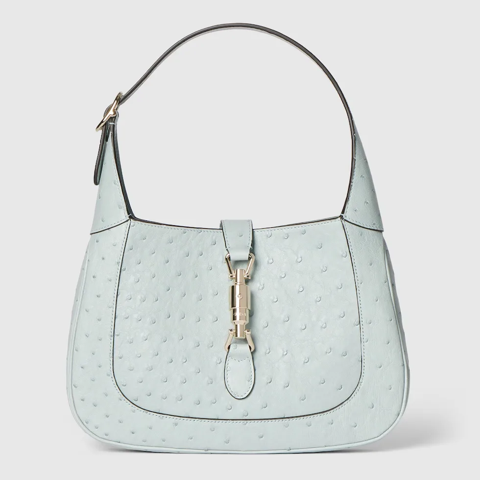 구찌 Gucci Jackie 1961 오스트리치 미디엄 백 820415EY00G4201