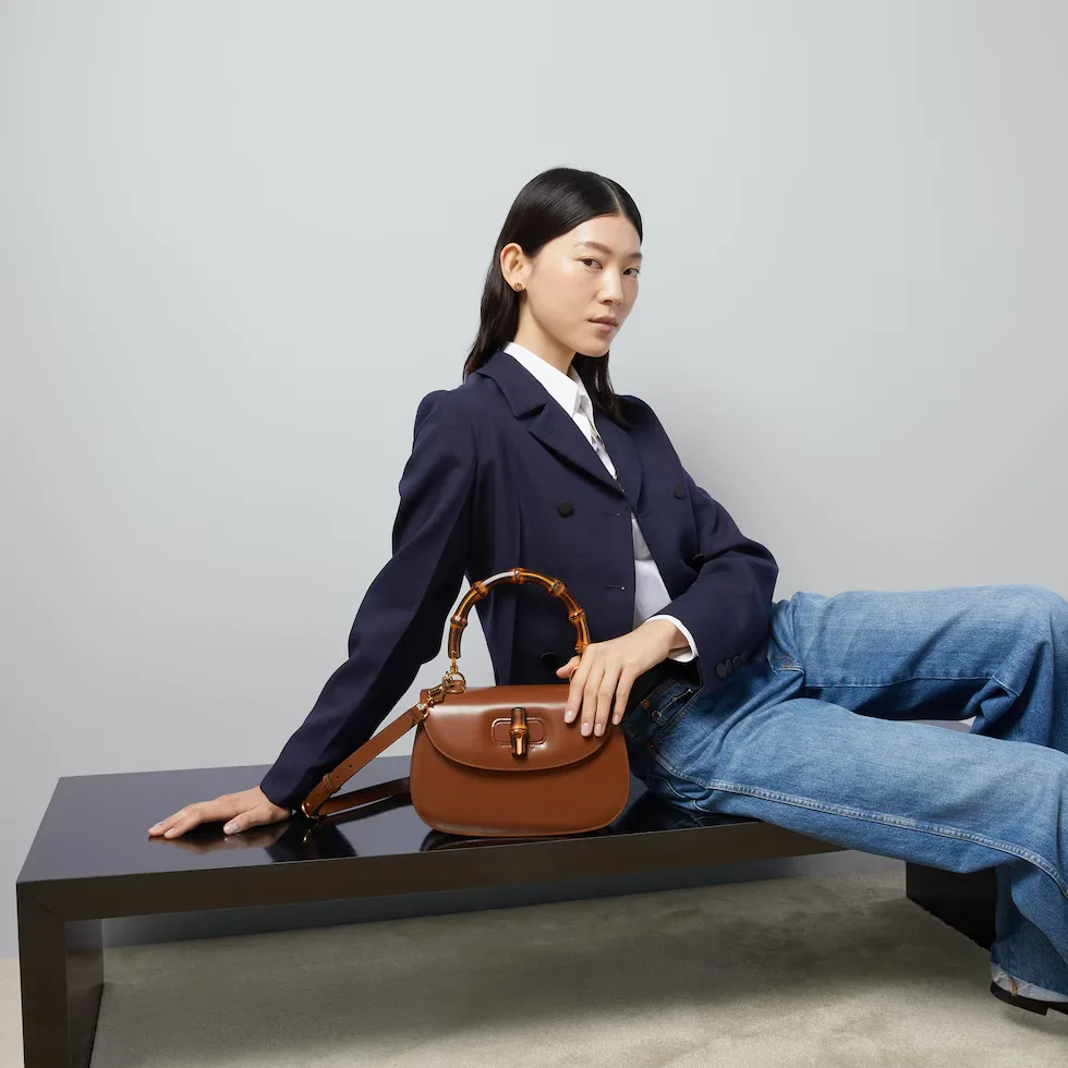 구찌 Gucci Bamboo 1947 미디엄 백 67220610ODT1060