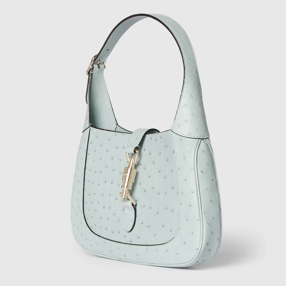 구찌 Gucci Jackie 1961 오스트리치 미디엄 백 820415EY00G4201