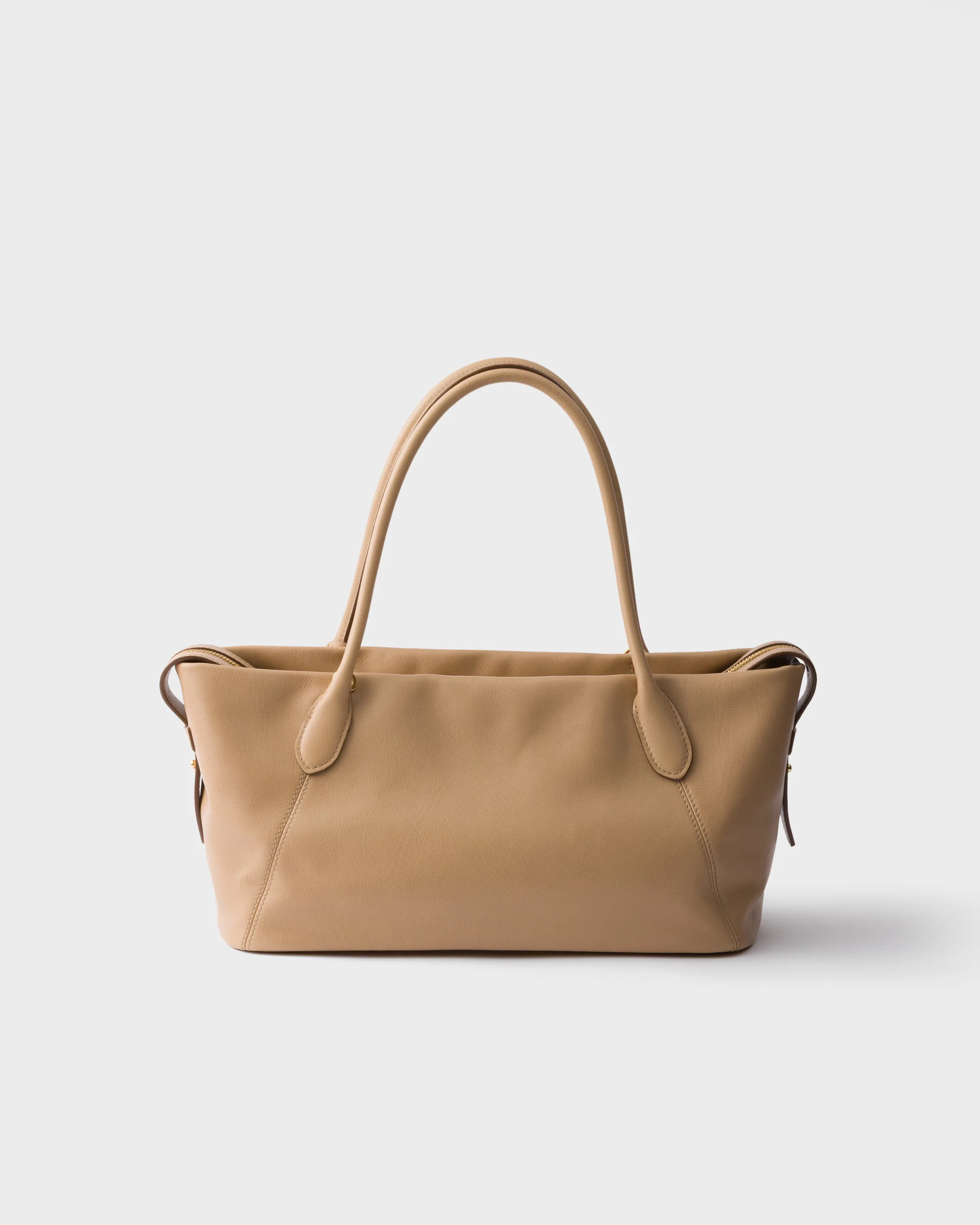 프라다 Prada Ouvert 라지 레더 토트백 1BG661_2HF2_F0036_V_OOO