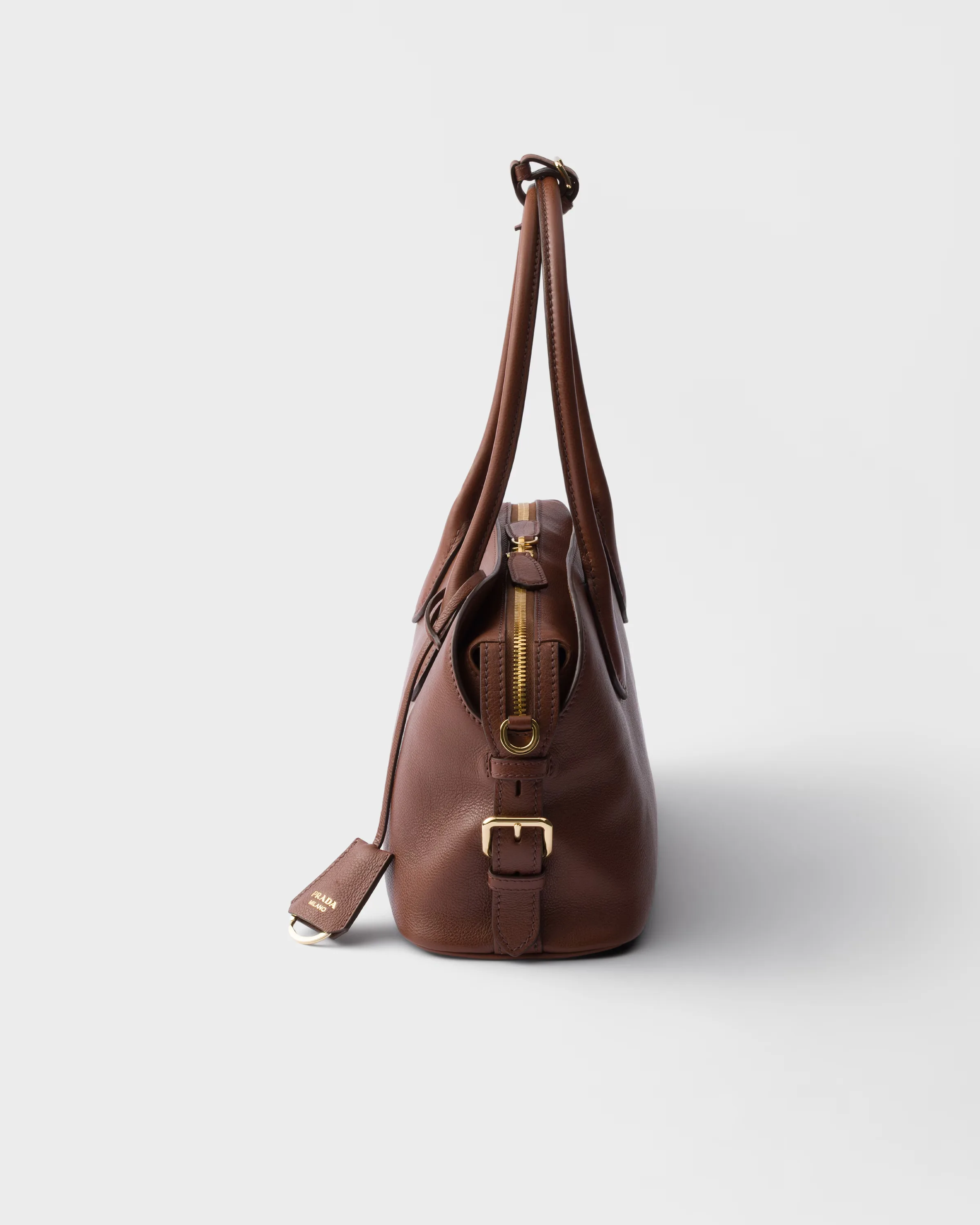 프라다 Prada Signet 미디엄 레더 토트백 1BG609_2HF2_F0002_V_DOO