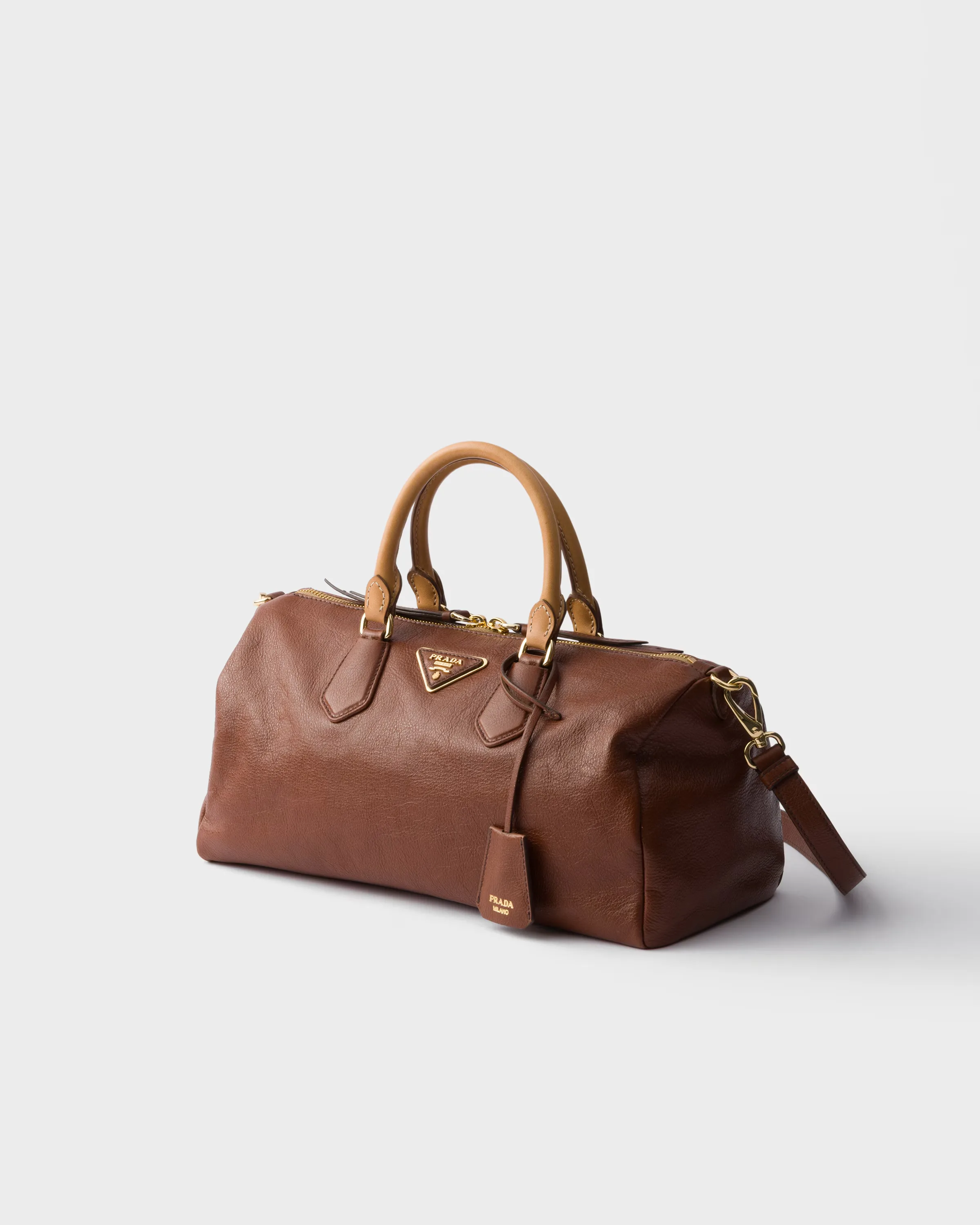 프라다 Prada Evasion 라지 레더 탑핸들백 1BB175_2ZQX_F0009_V_OOO