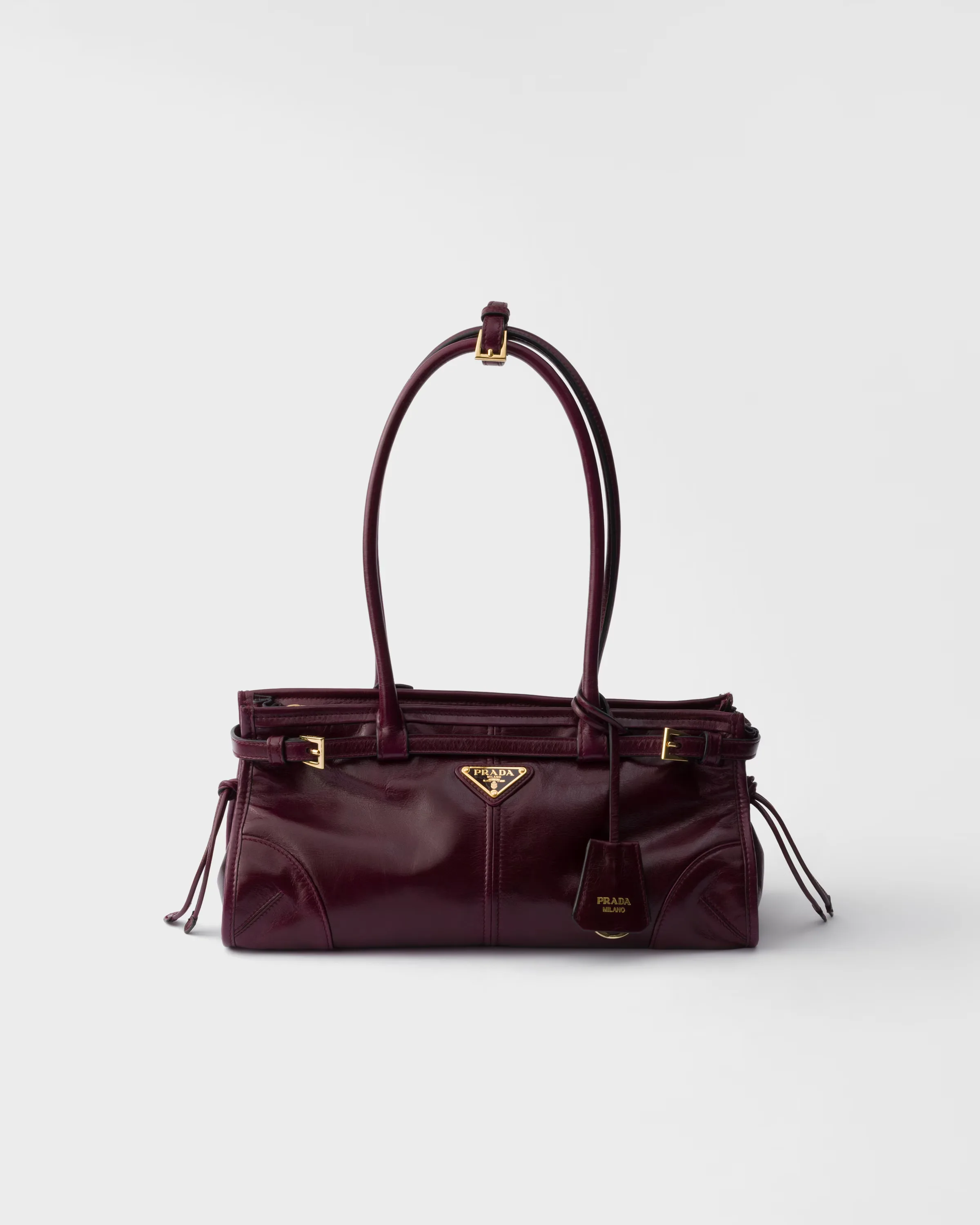 프라다 Prada Bonnie 미디엄 레더 백 1BA426_2CYR_F05VJ_V_MOM