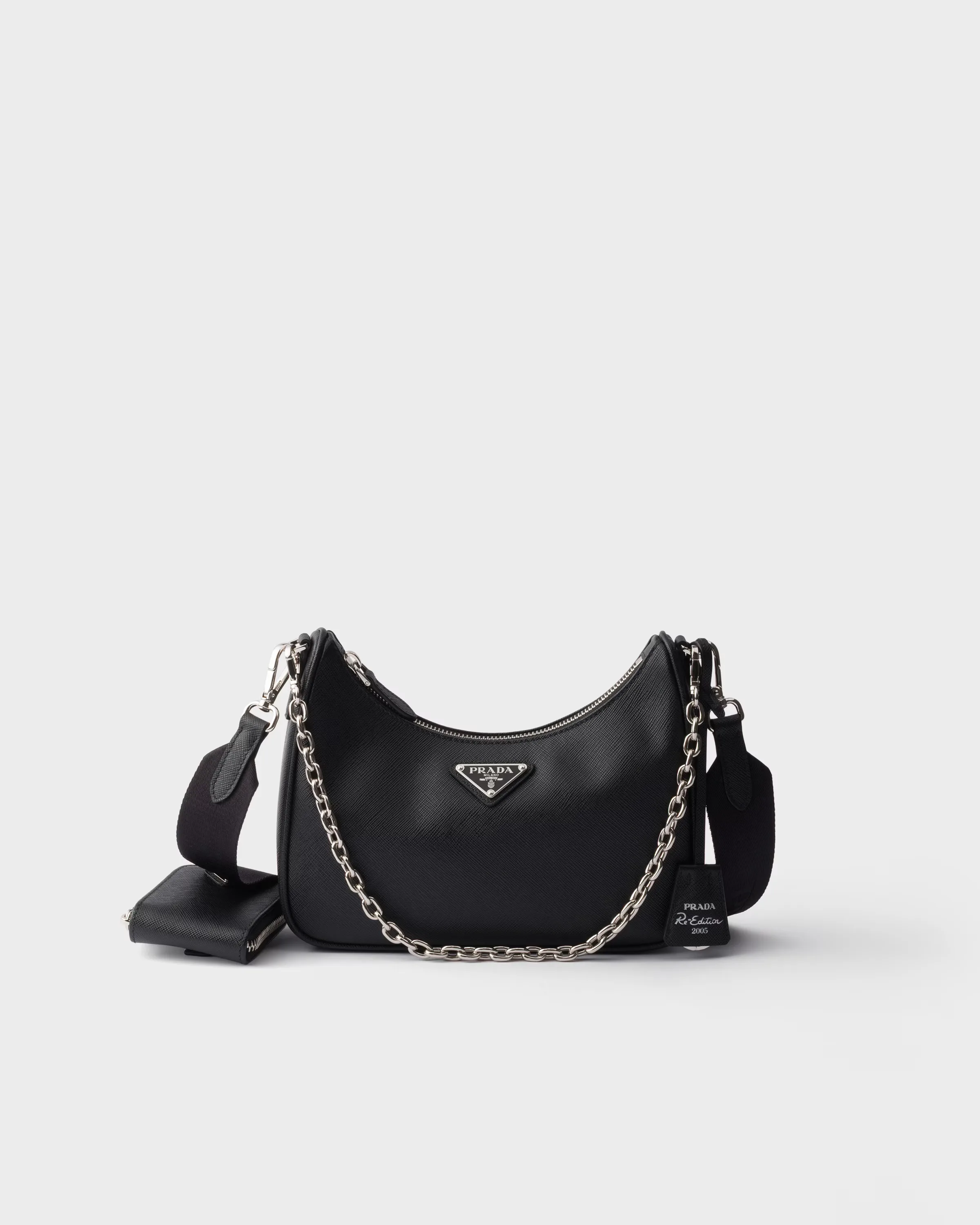 프라다 Prada Re-Edition 2005 사피아노 레더 백 1BH204_NZV_F0002_V_V2P