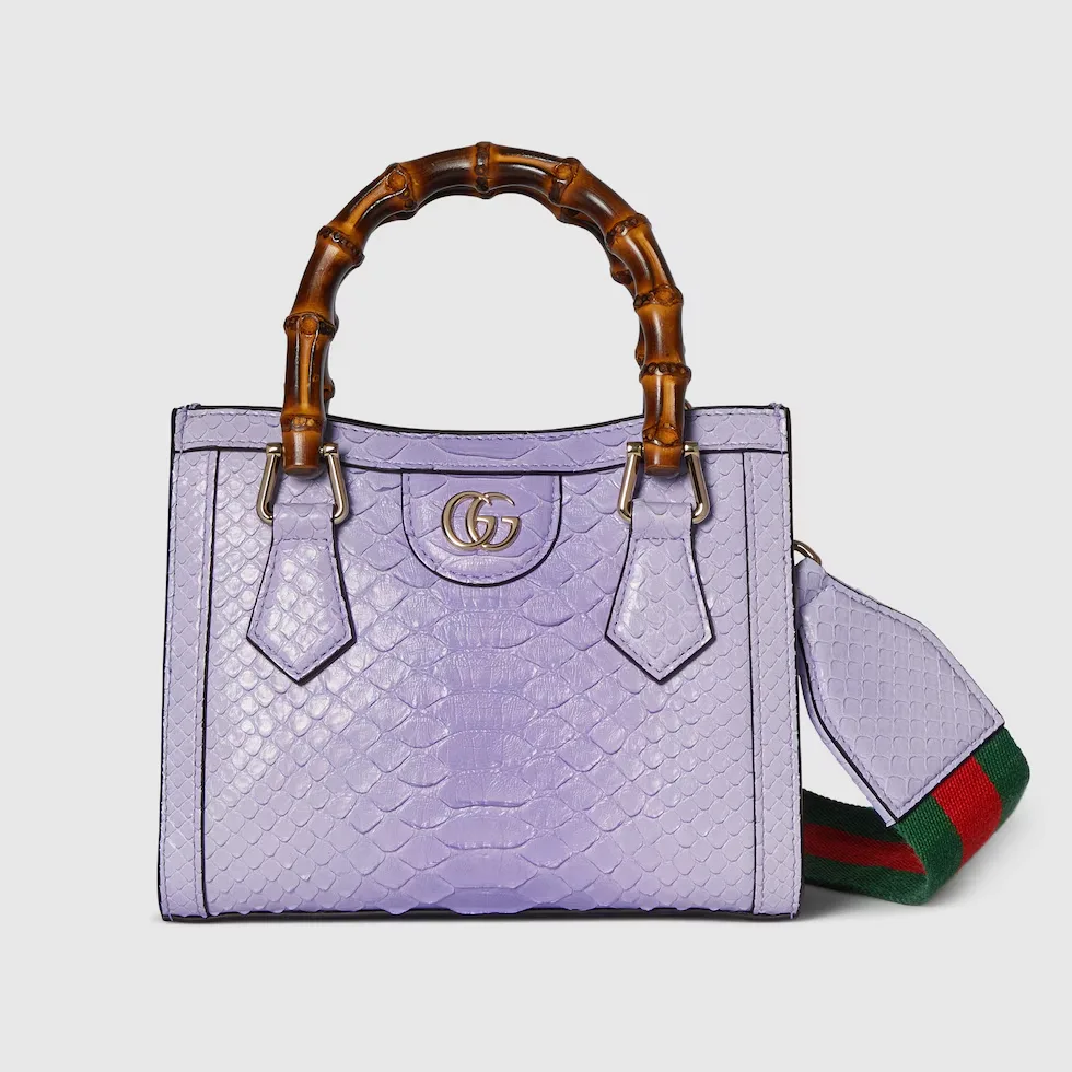 구찌 Gucci Diana 스몰 파이톤 토트백 841488EAA2G8644
