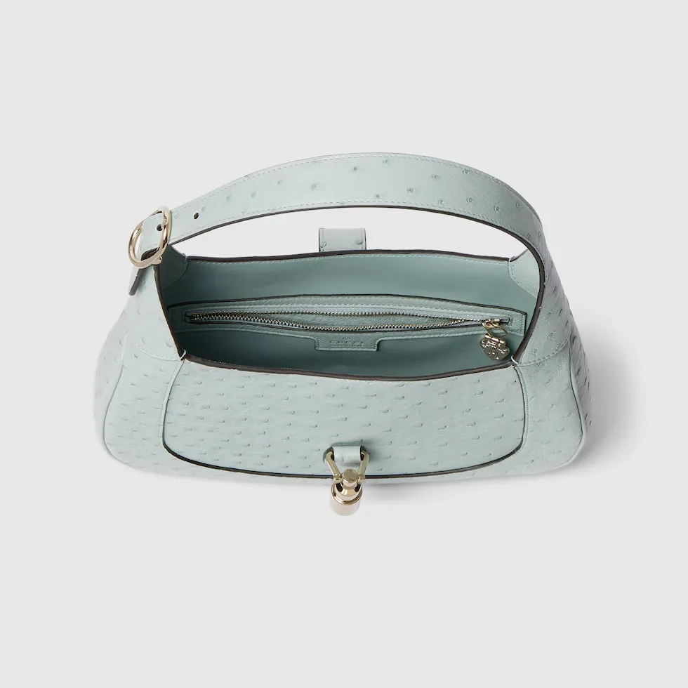 구찌 Gucci Jackie 1961 오스트리치 미디엄 백 820415EY00G4201
