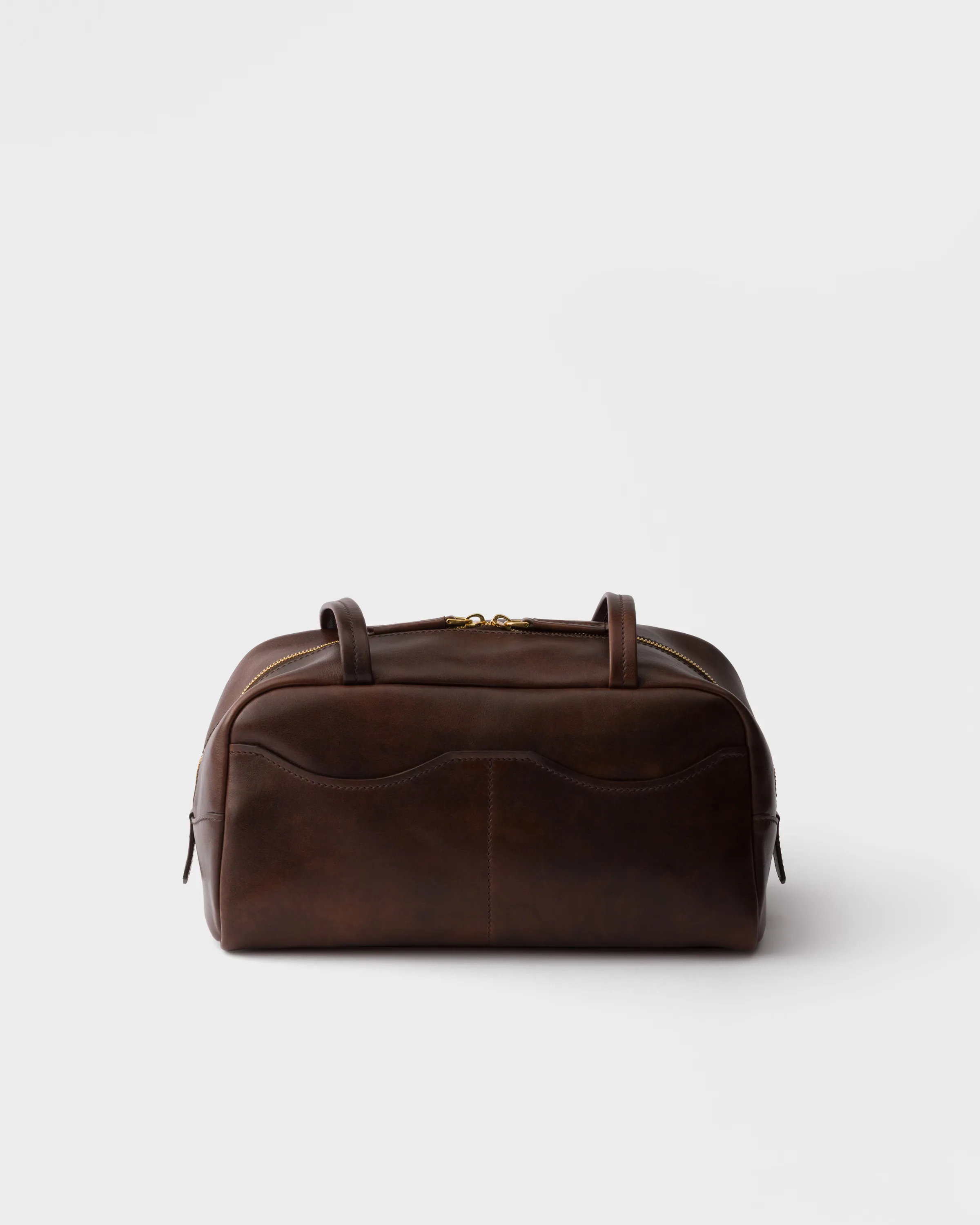 프라다 Prada Box 라지 앤티크 레더 탑핸들백 1BB165_2ZQ6_F0324_V_OOO