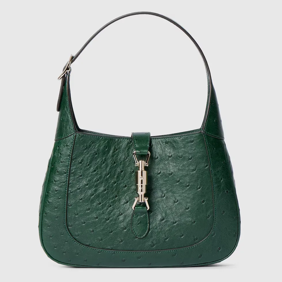 구찌 Gucci Jackie 1961 오스트리치 미디엄 백 820415EY00G3002