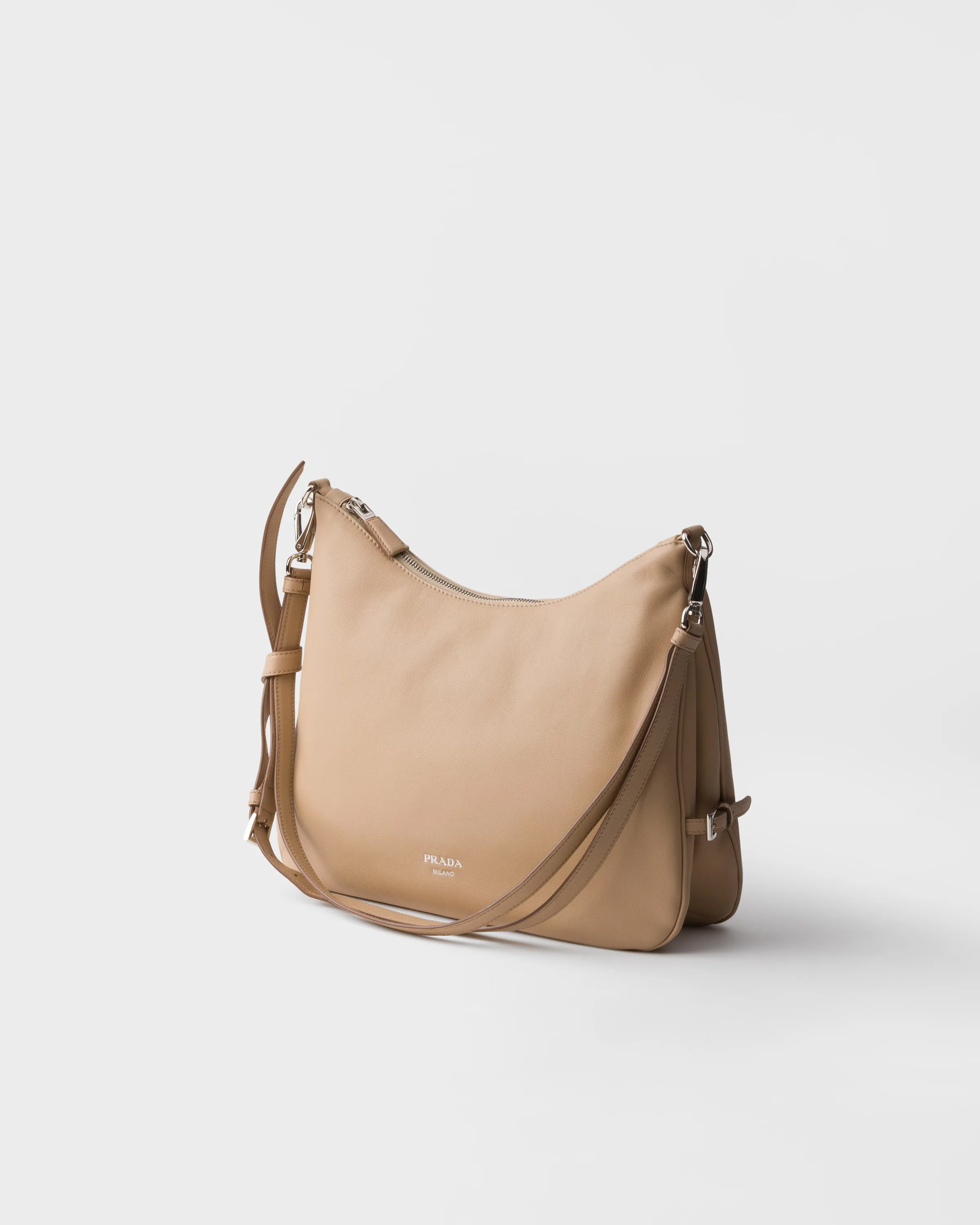 프라다 Prada Fold 라지 레더 숄더백 1BC288_2CYS_F0036_V_OOO