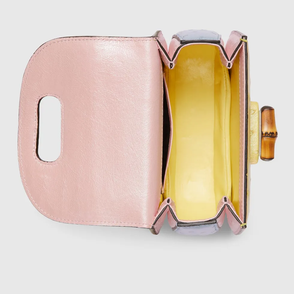 구찌 Gucci Bamboo 1947 오스트리치 미니백 686864EAA2F7441
