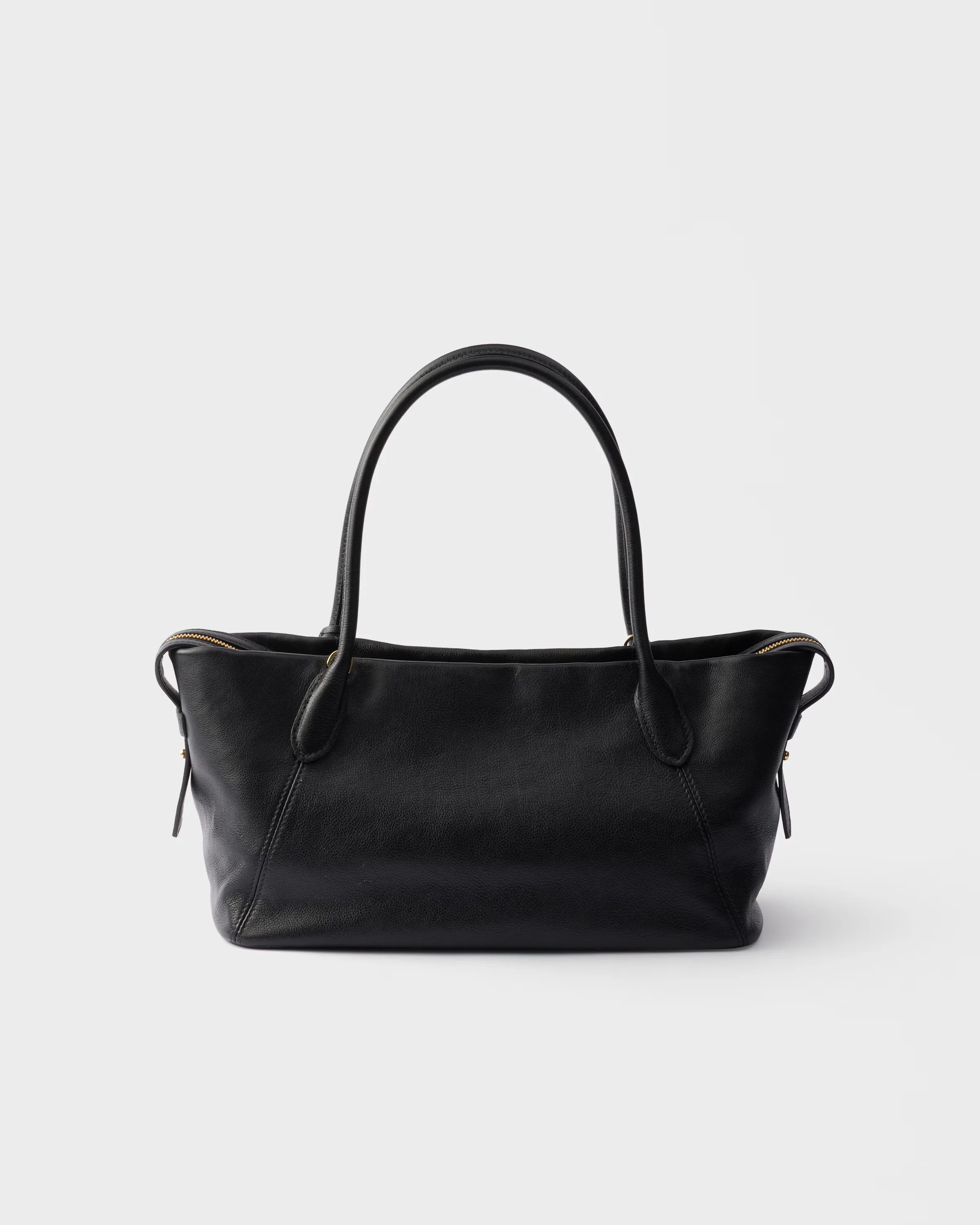프라다 Prada Ouvert 라지 레더 토트백 1BG661_2HF2_F0036_V_OOO
