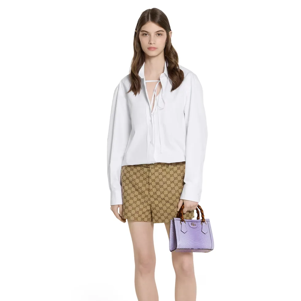 구찌 Gucci Diana 스몰 파이톤 토트백 841488EAA2G8644