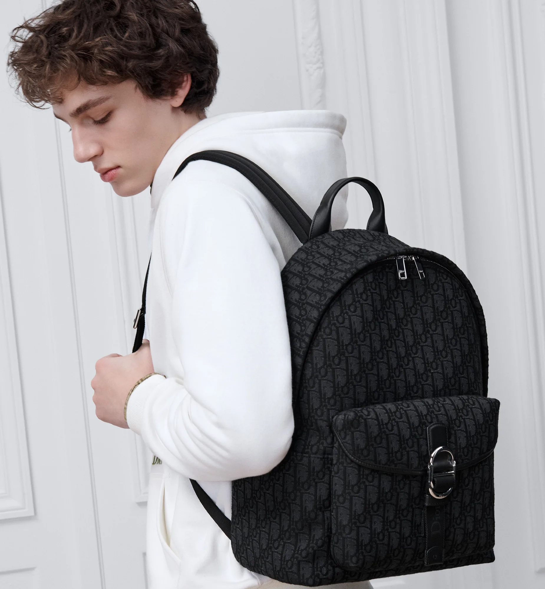 디올 Dior Jett 지퍼 백팩 1DBBA270YUS_H03E